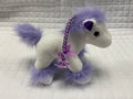 White Stuffed Horse Toy 9"