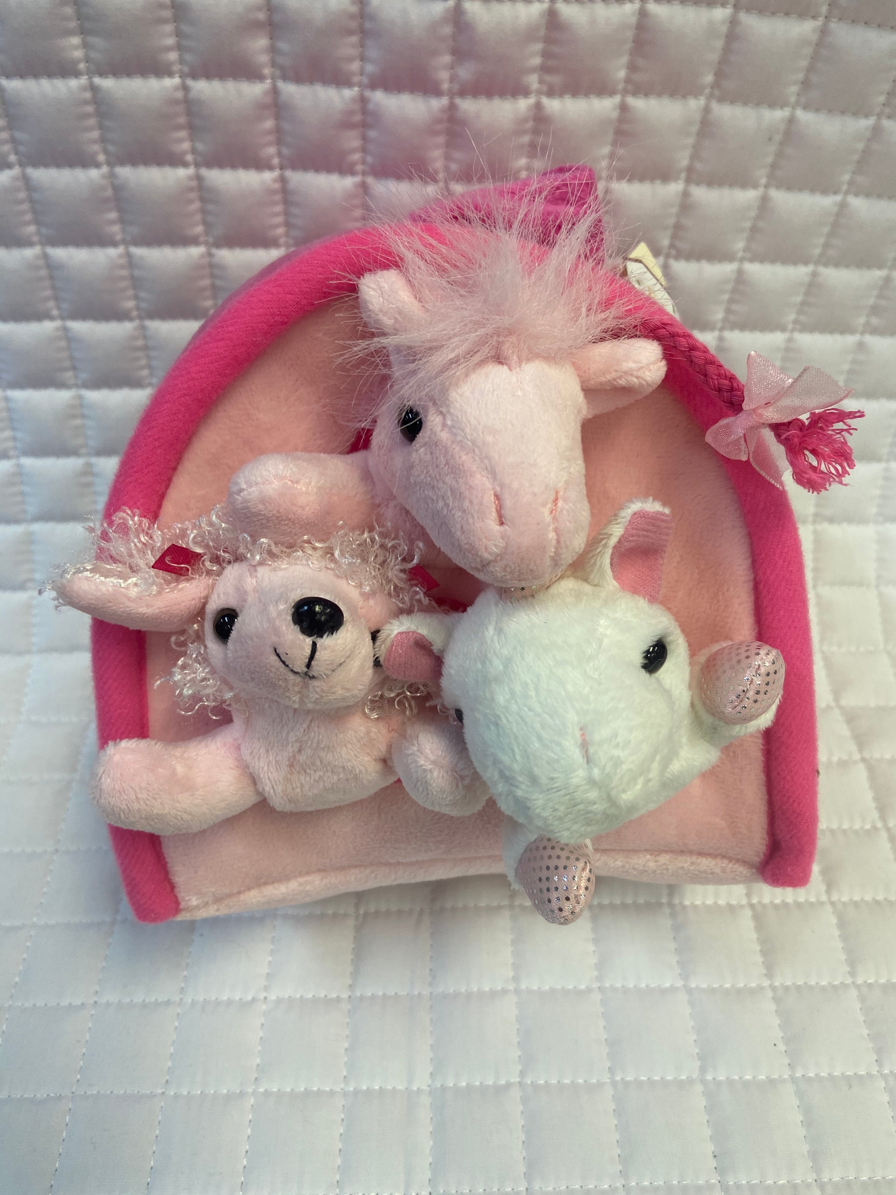 Finger Puppet House Plush Toy