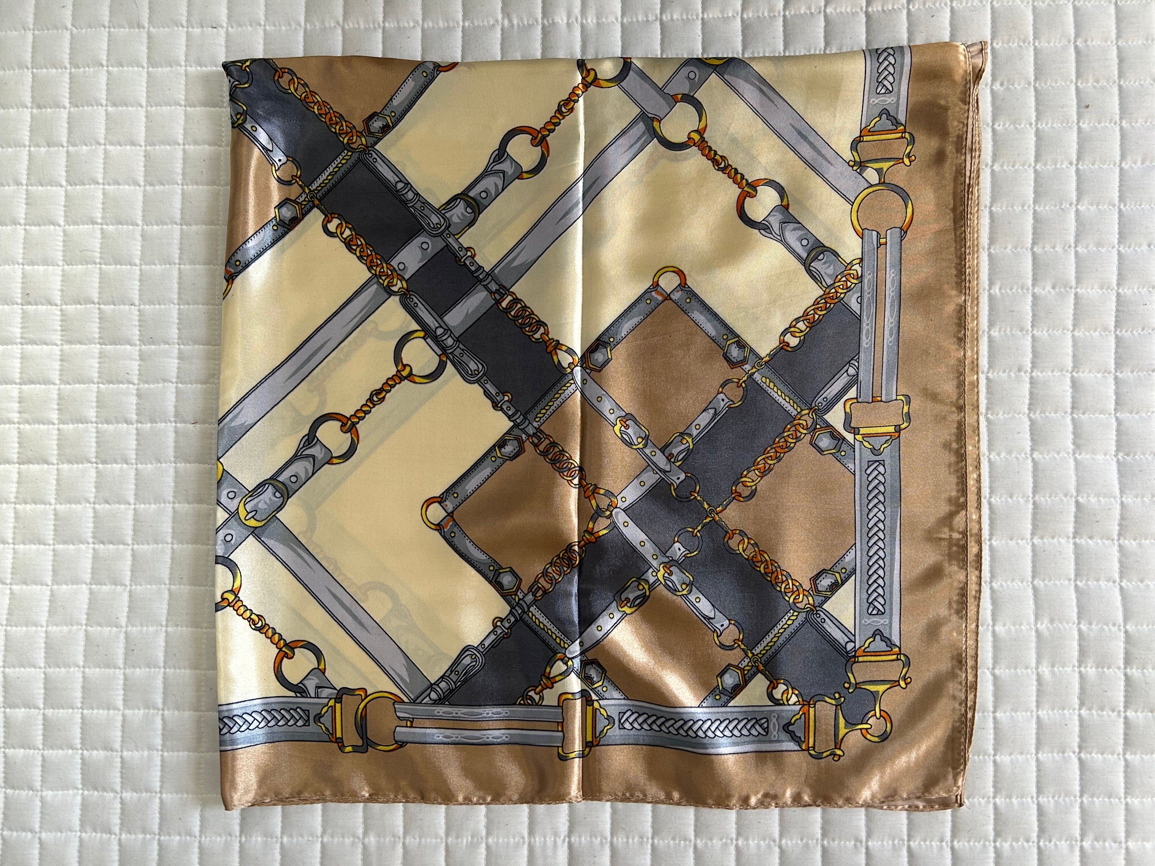 Bits Satin Scarf