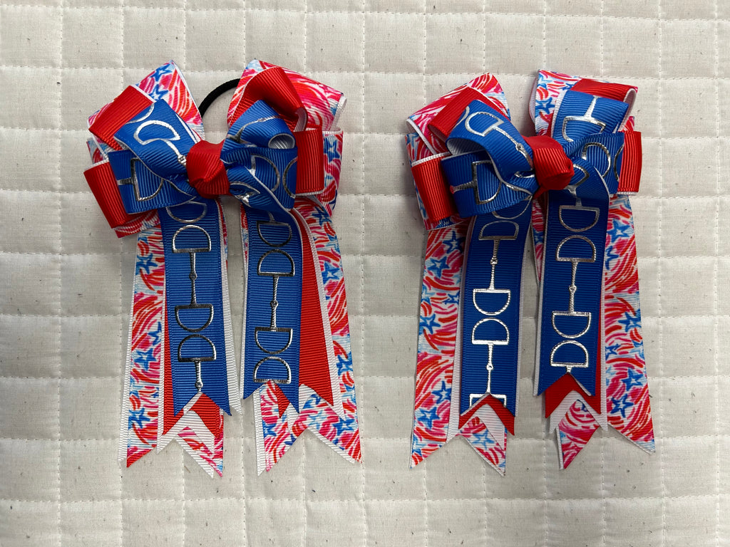 Hair Bows w Elastics