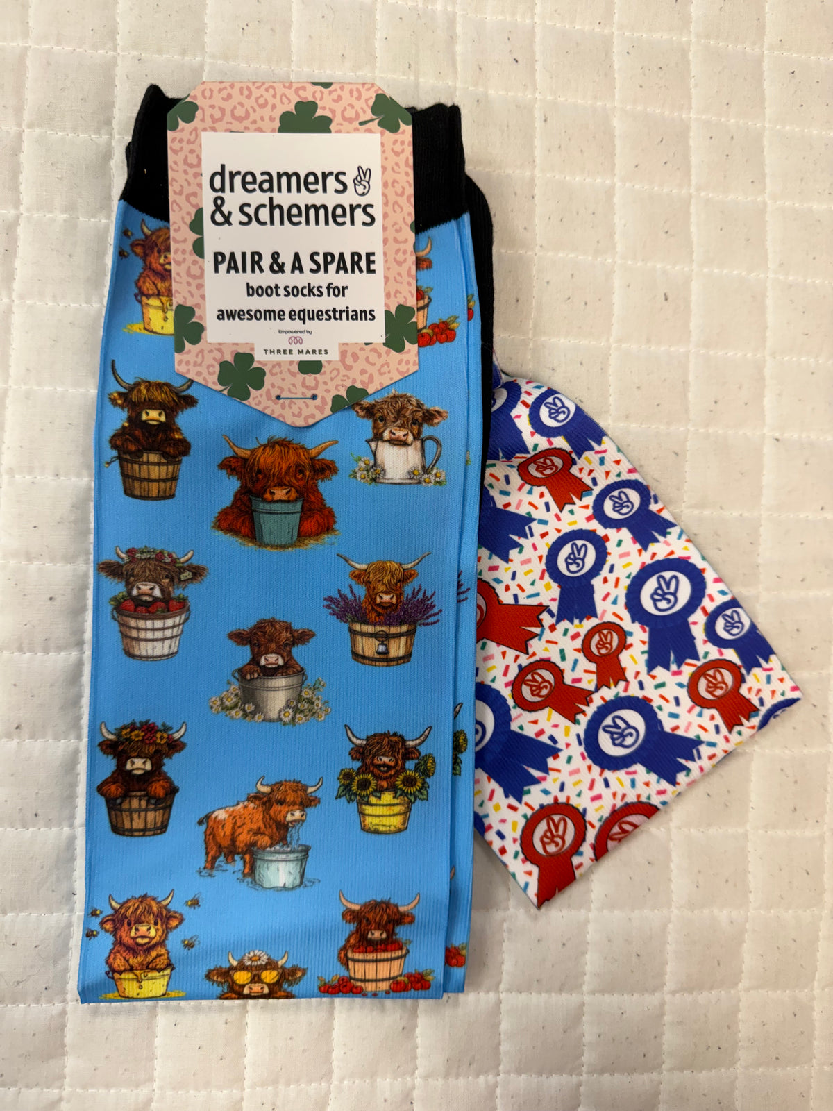 Dreamers & Schemers Pair & A Spare Boot Socks Group 7