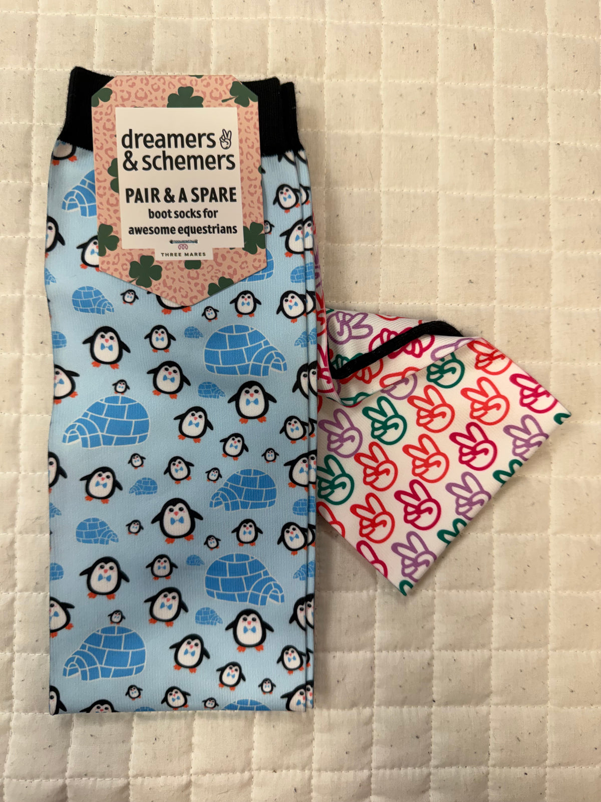 Dreamers & Schemers Pair & A Spare Boot Socks Group 7