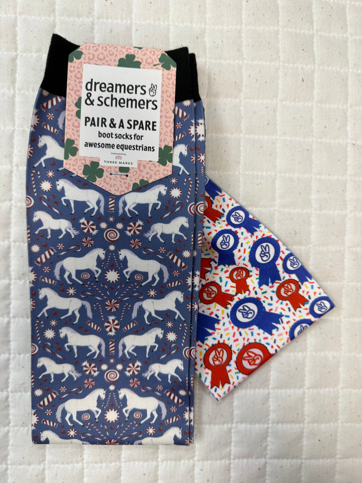 Dreamers & Schemers Pair & A Spare Boot Socks Group 7