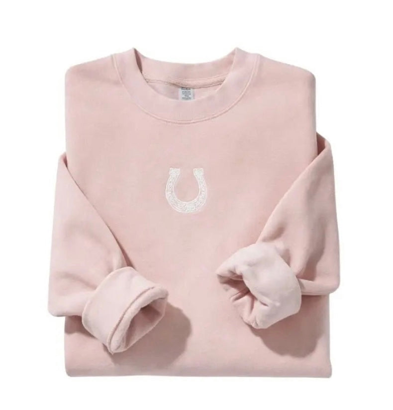 Adult Lucky in Love Crewneck Sweatshirt
