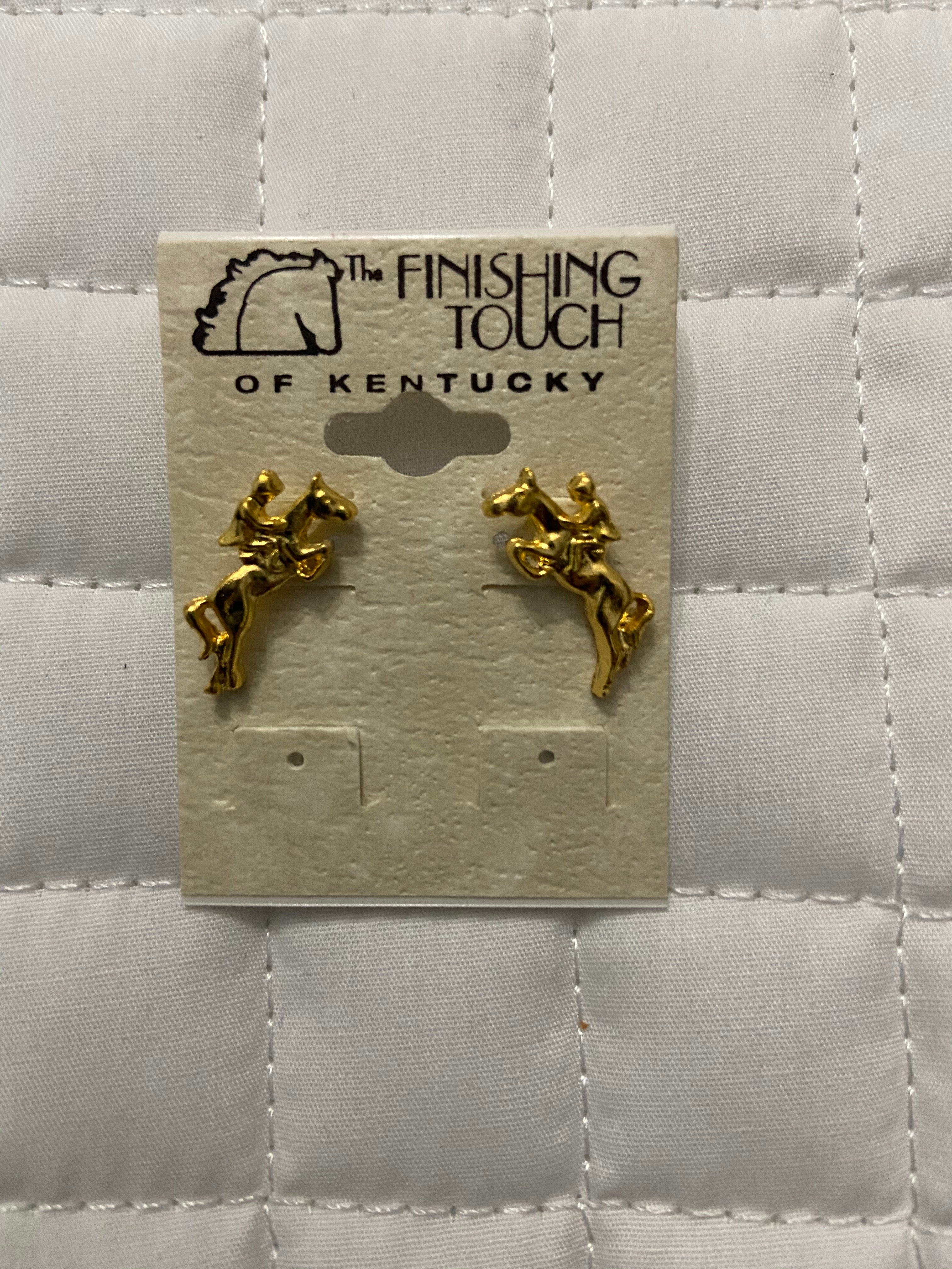 Gold Jumper Earrings