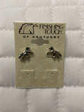 Silver Mare and Foal Earrings