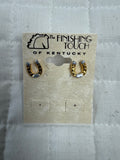 Gold / Silver Horseshoe Earrings