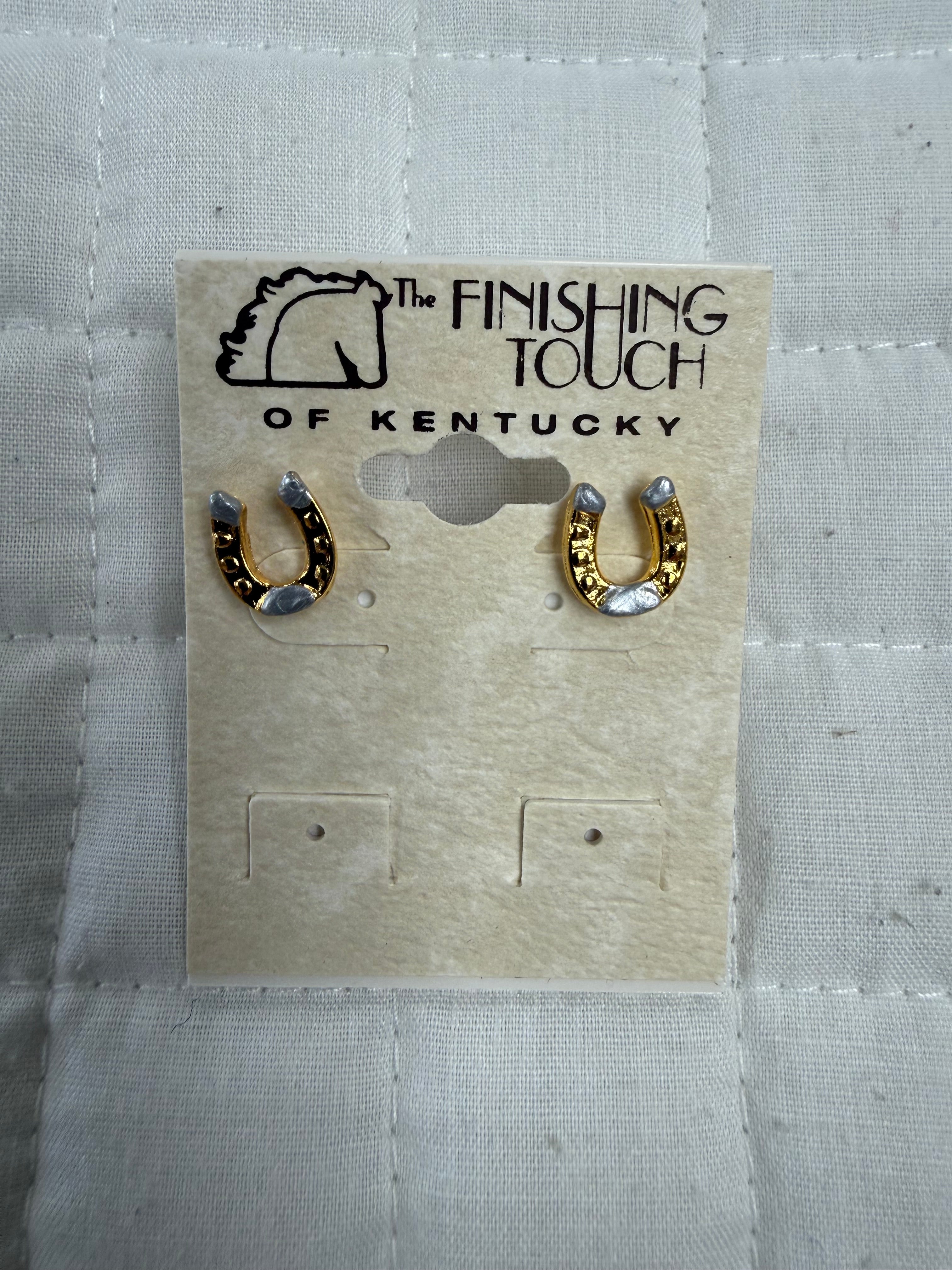 Gold / Silver Horseshoe Earrings