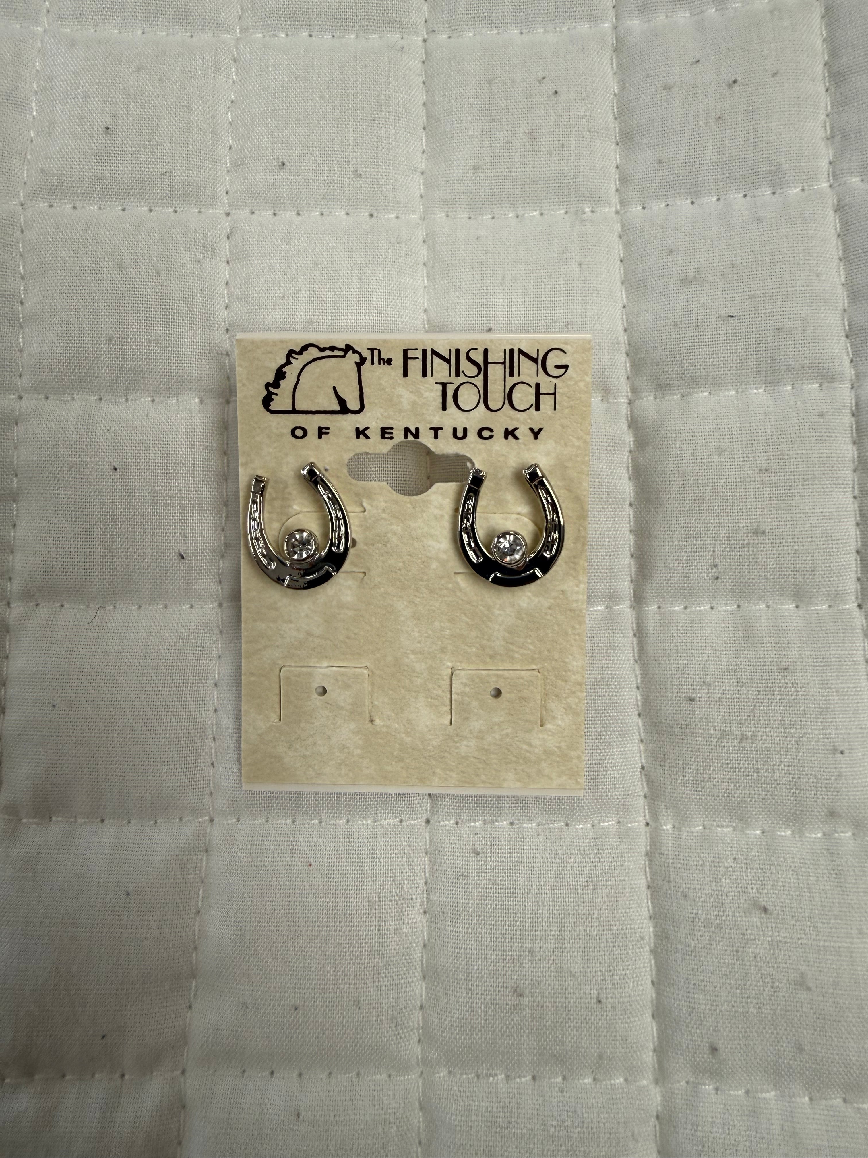 Silver Horseshoe Earrings