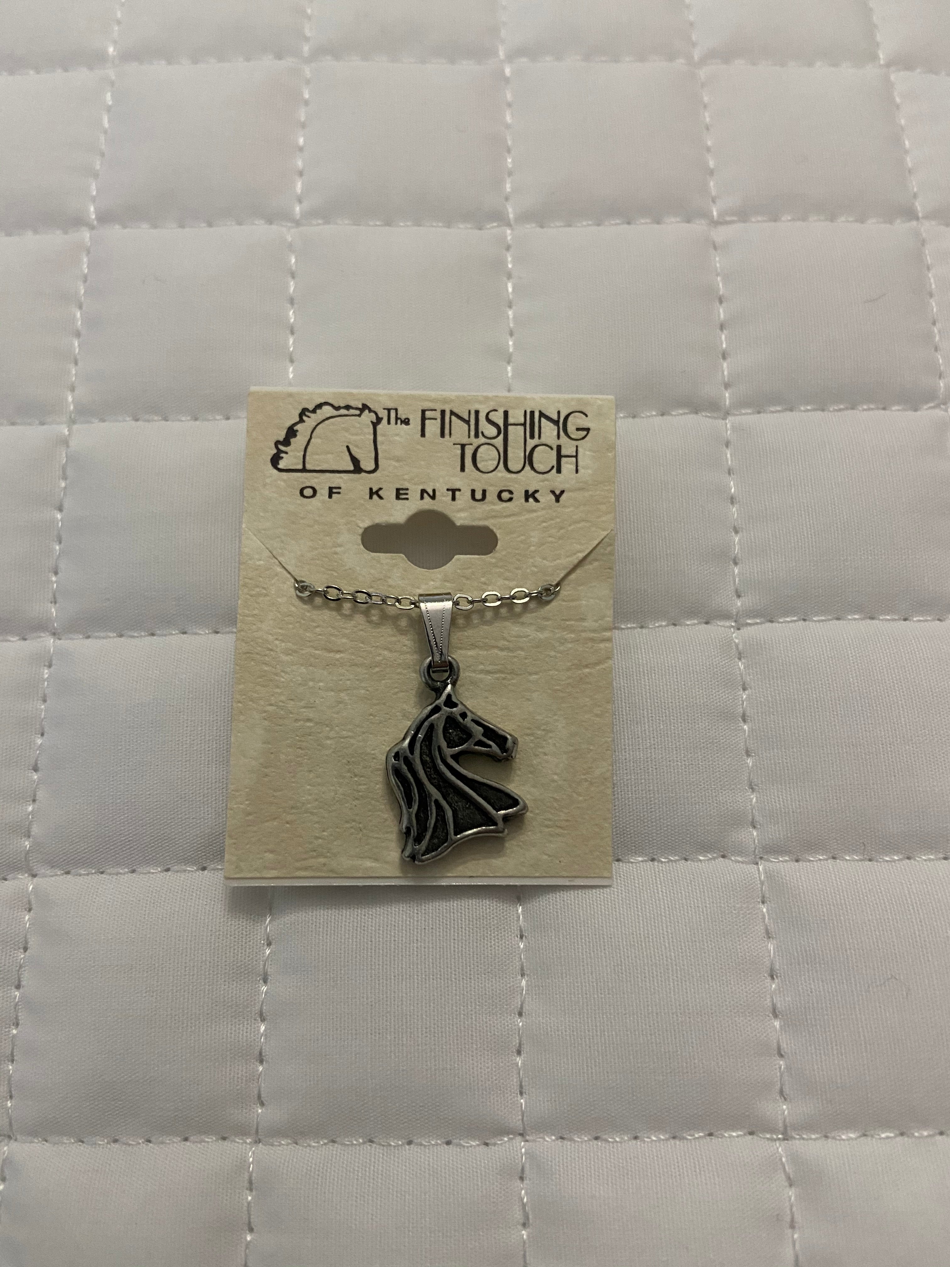 Silver Horsehead Necklace