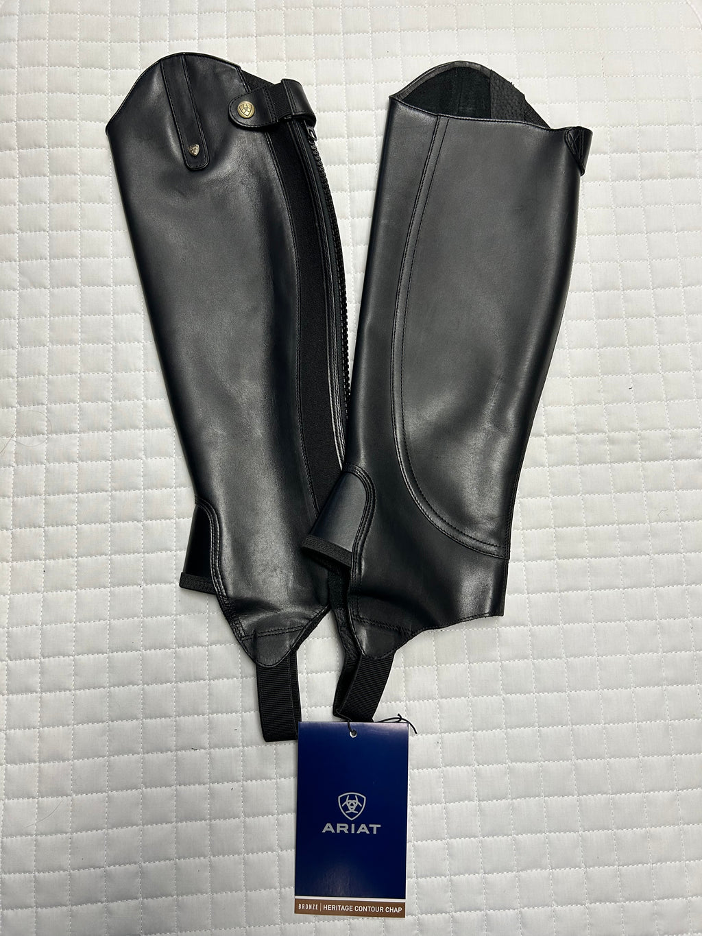 Ariat Heritage Contour Black Half Chaps