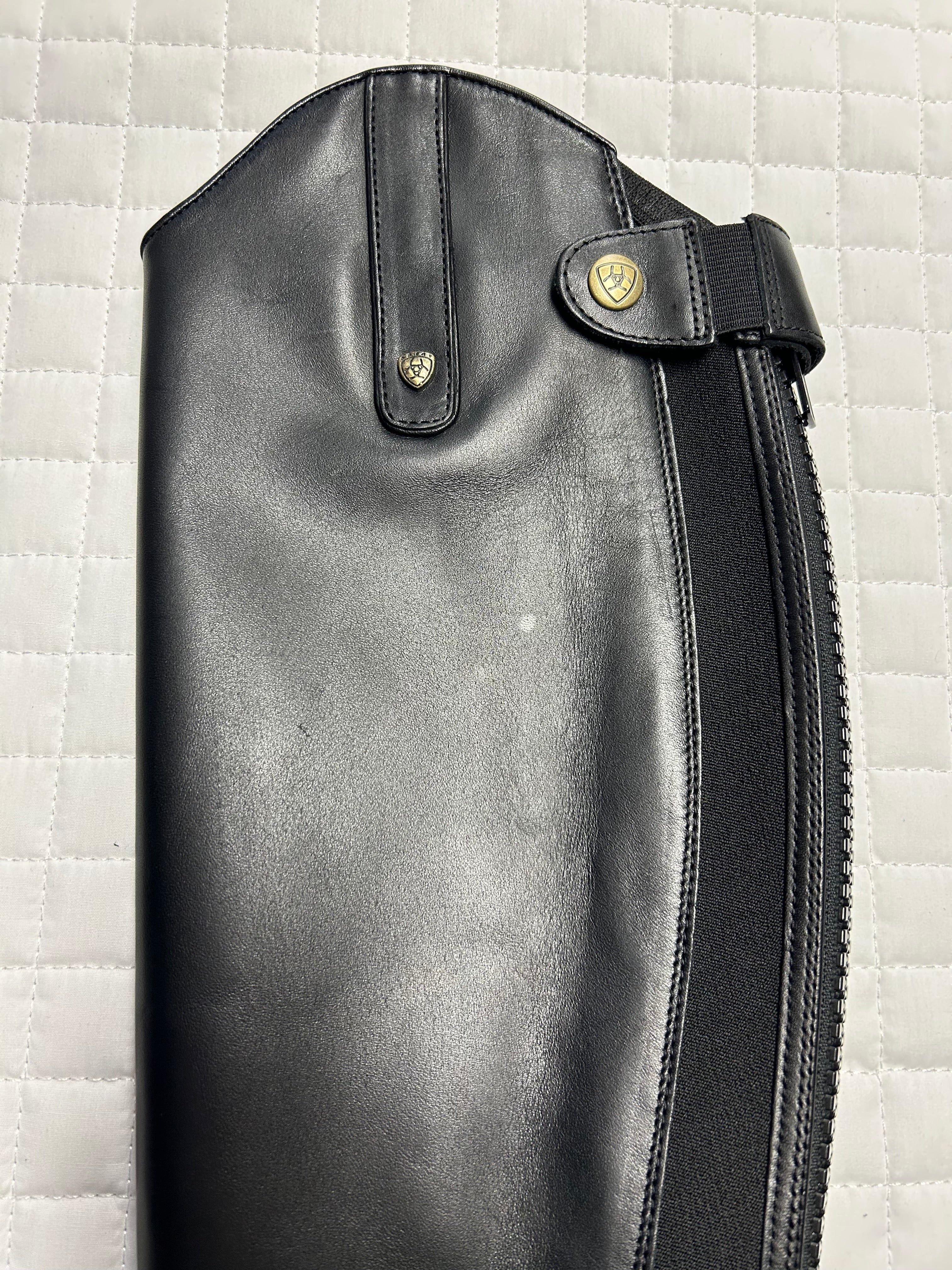 Ariat Heritage Contour Black Half Chaps