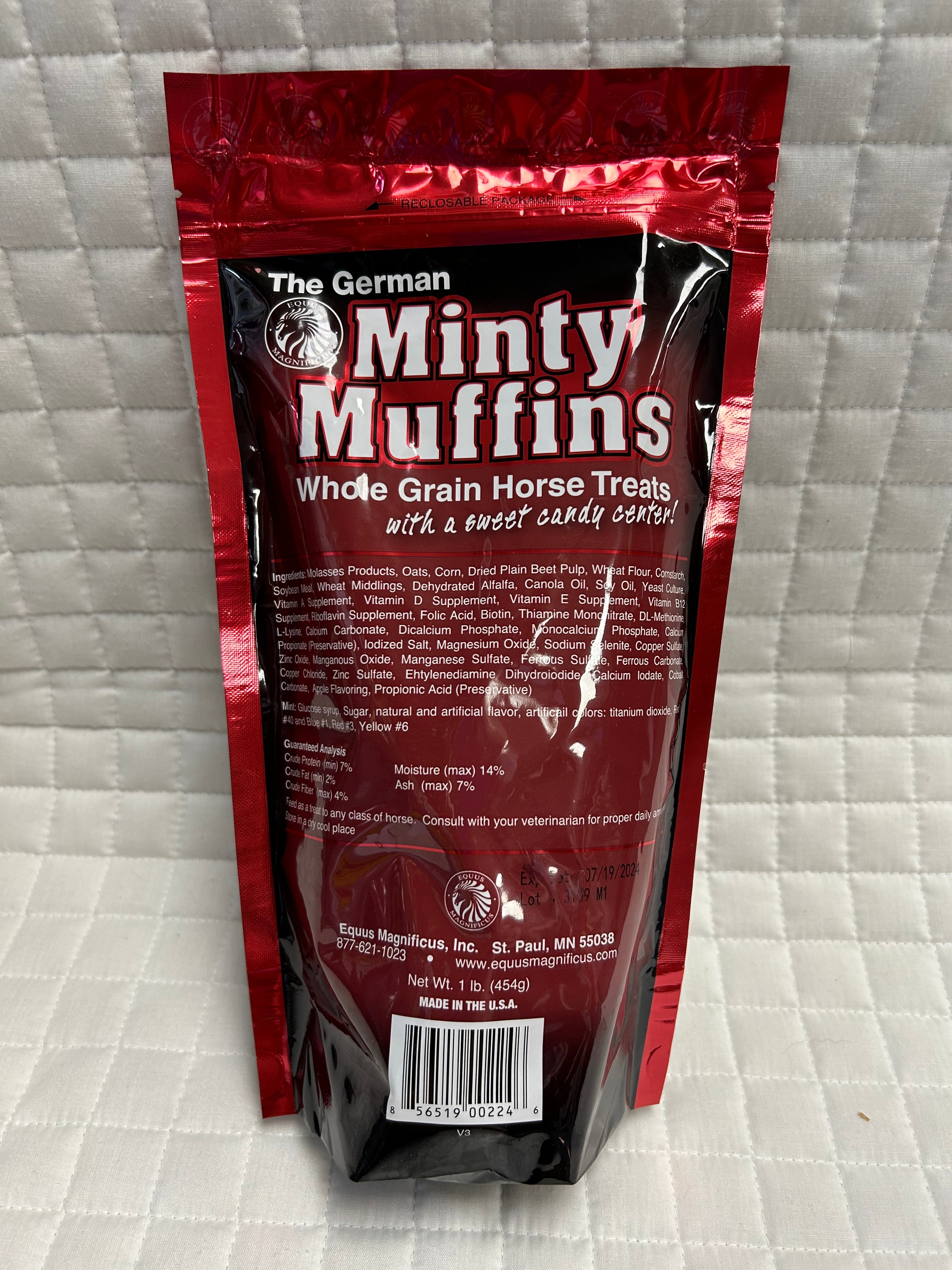 German Minty Horse Muffin Horse Treats 6 lbs