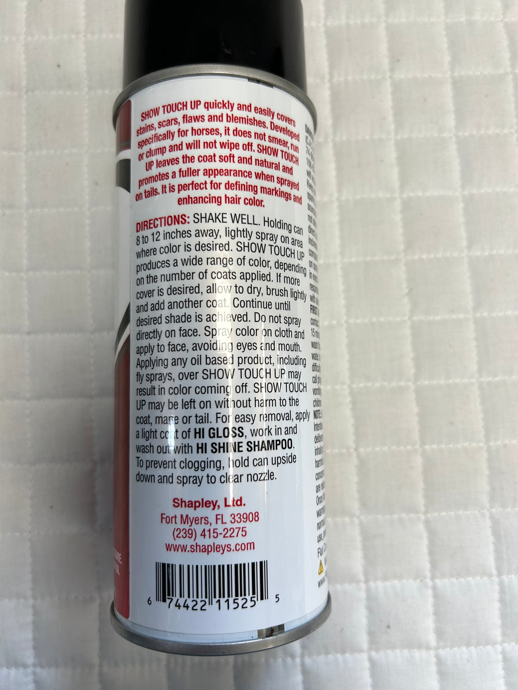 Shapley's Show Touch Up Color Enhancer Spray