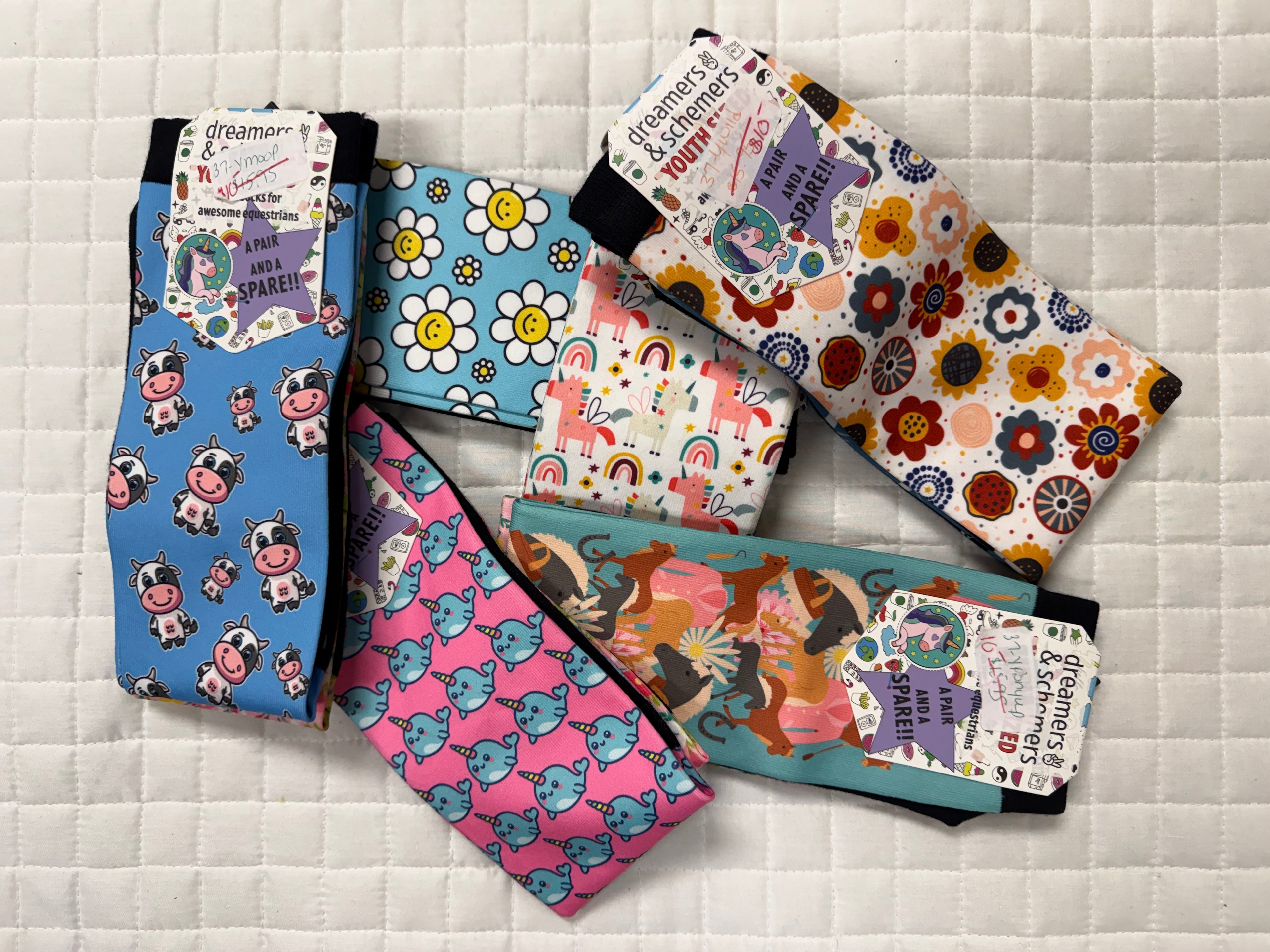 *SALE* Dreamers & Schemers YOUTH Boot Socks