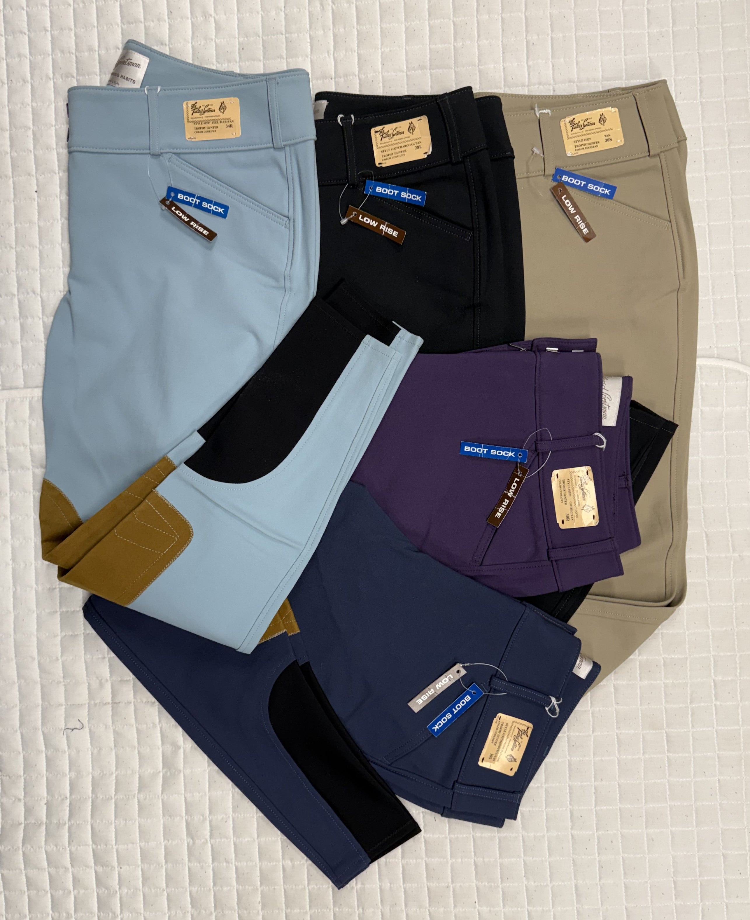 *SALE* Tailored Sportsman LOW RISE Ladies Breeches Sock Bottom