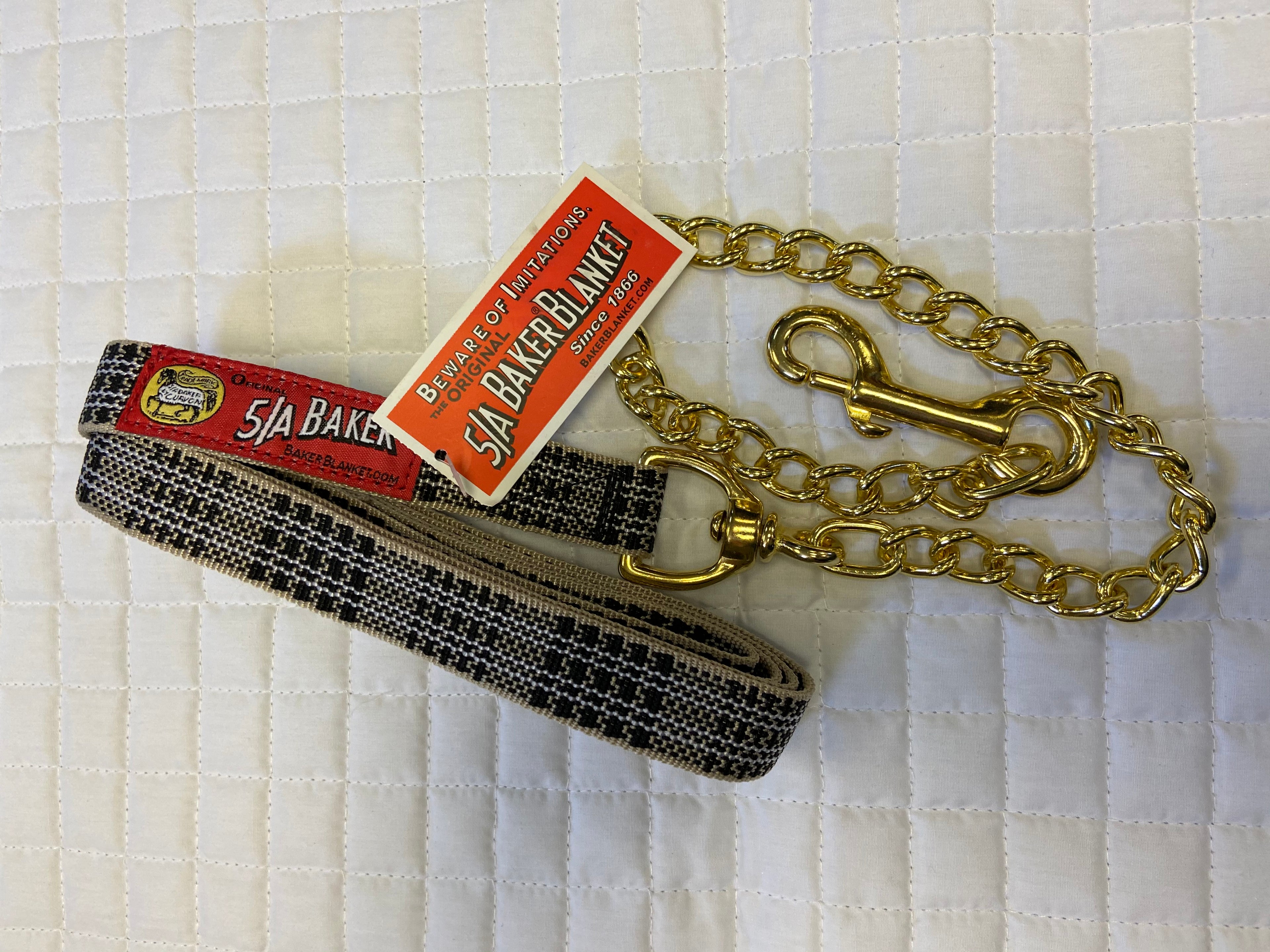 Baker Nylon Lead w Chain