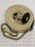 35 ft Cotton Lunge Line with Chain