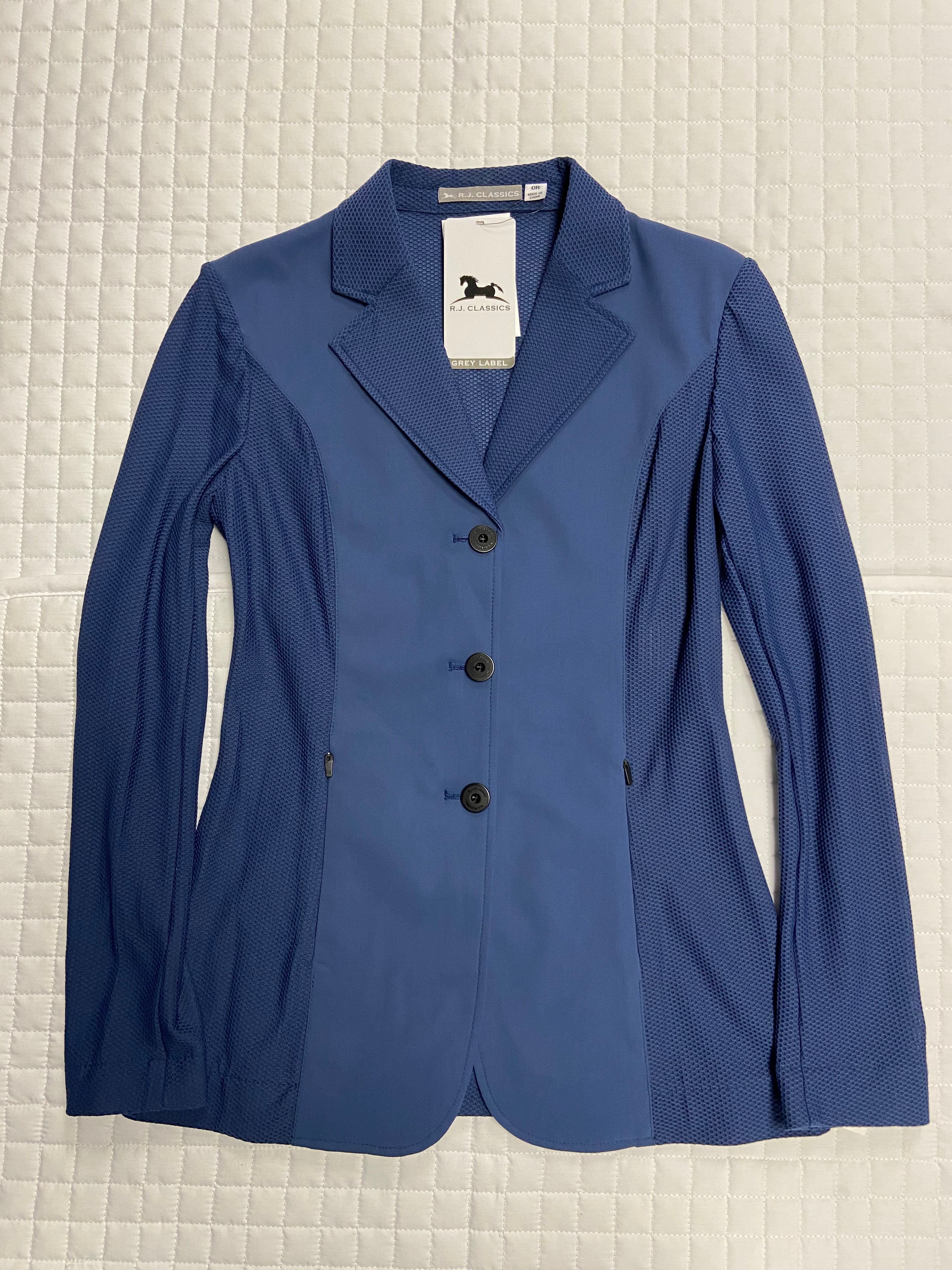 Girls RJ Classics Insignia Blue Harmony Mesh Show Jacket