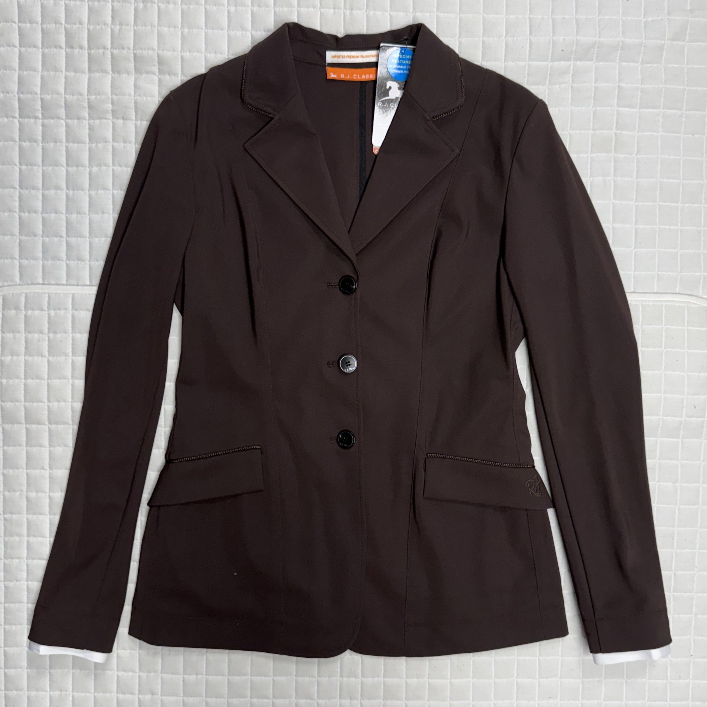 Ladies RJ Classics Monterey Chocolate Brown Show Jacket