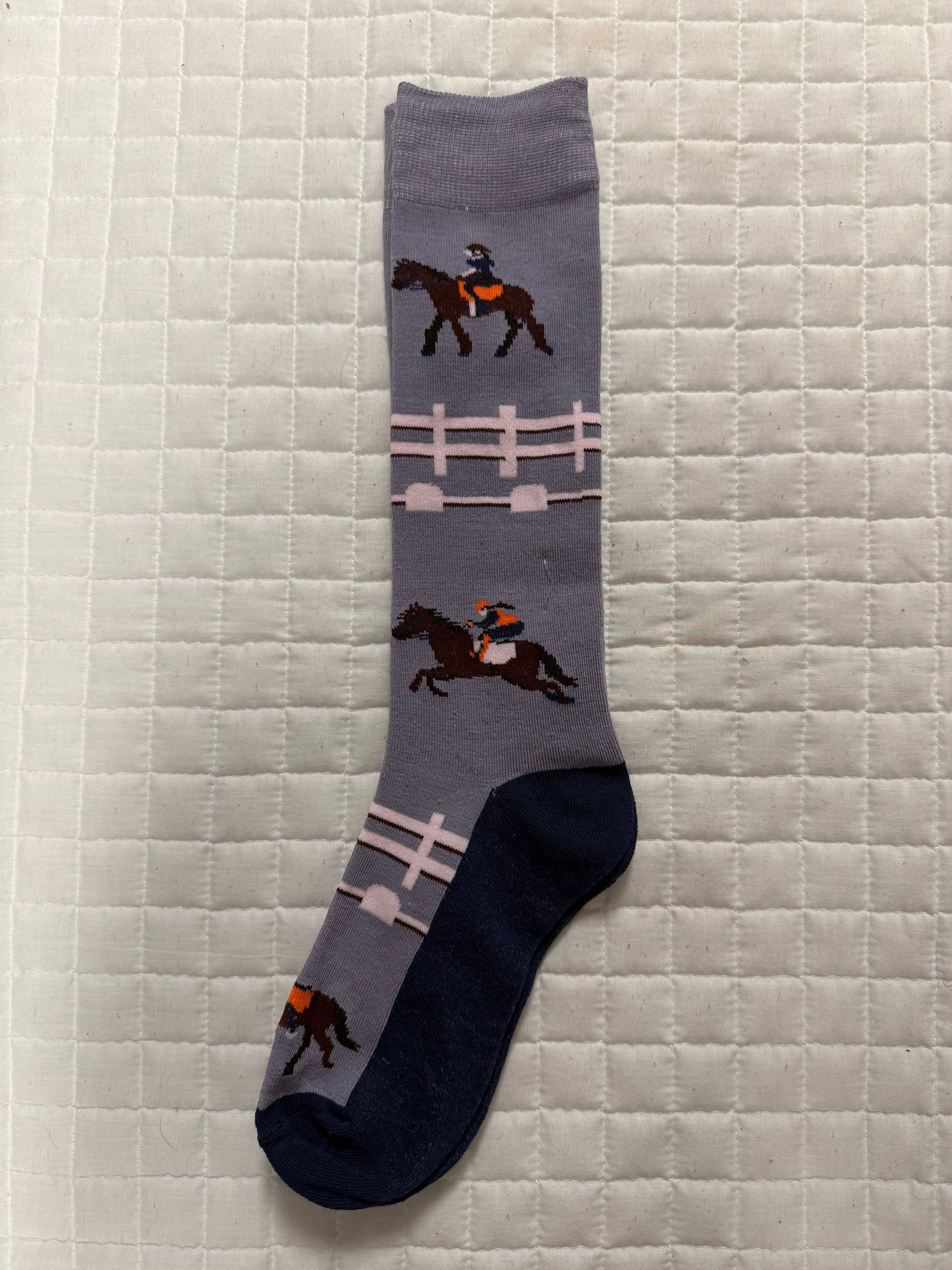 Ladies Fun Cotton Horse Socks