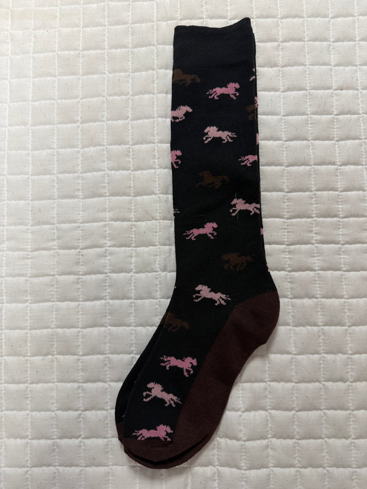 Ladies Fun Cotton Horse Socks