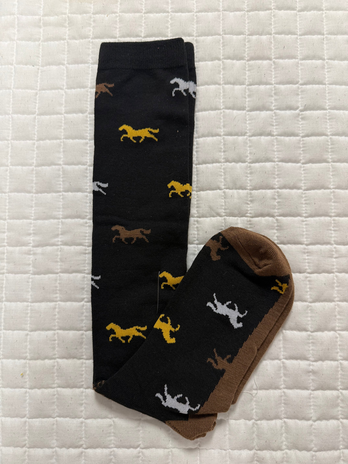 Ladies Fun Cotton Horse Socks