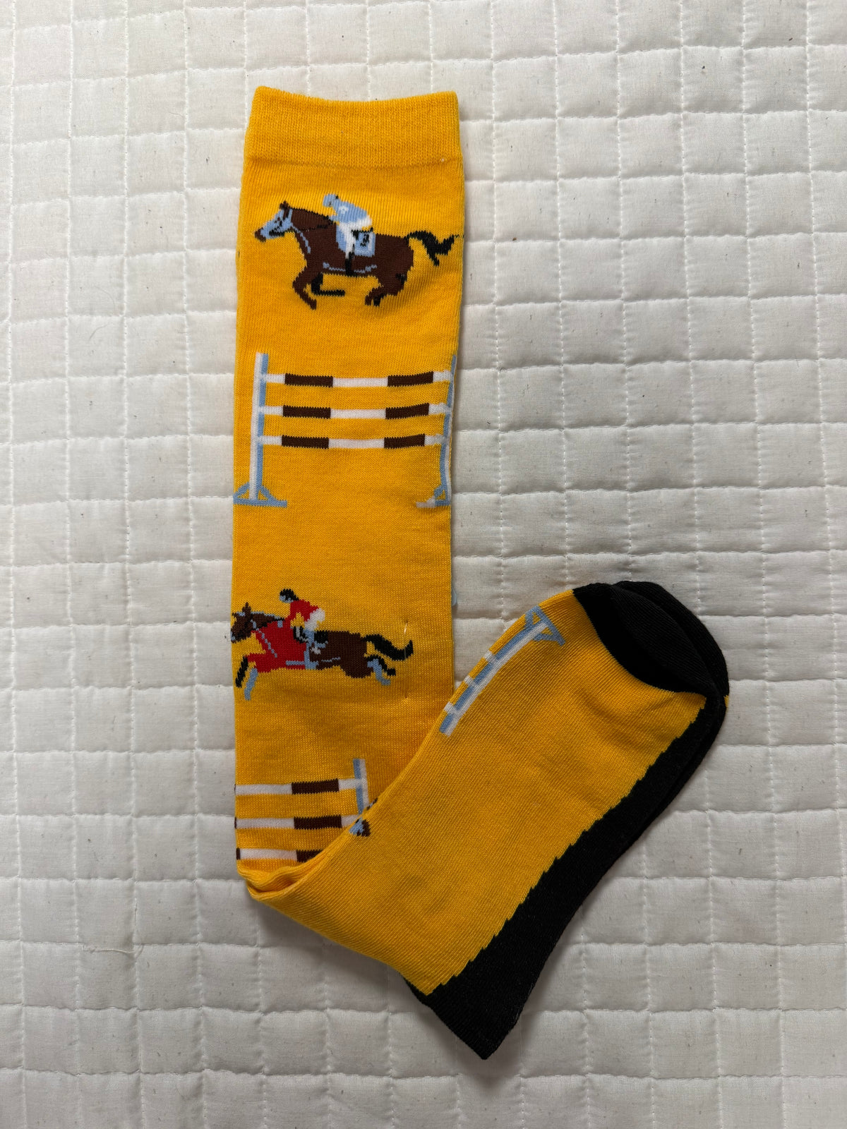 Ladies Fun Cotton Horse Socks