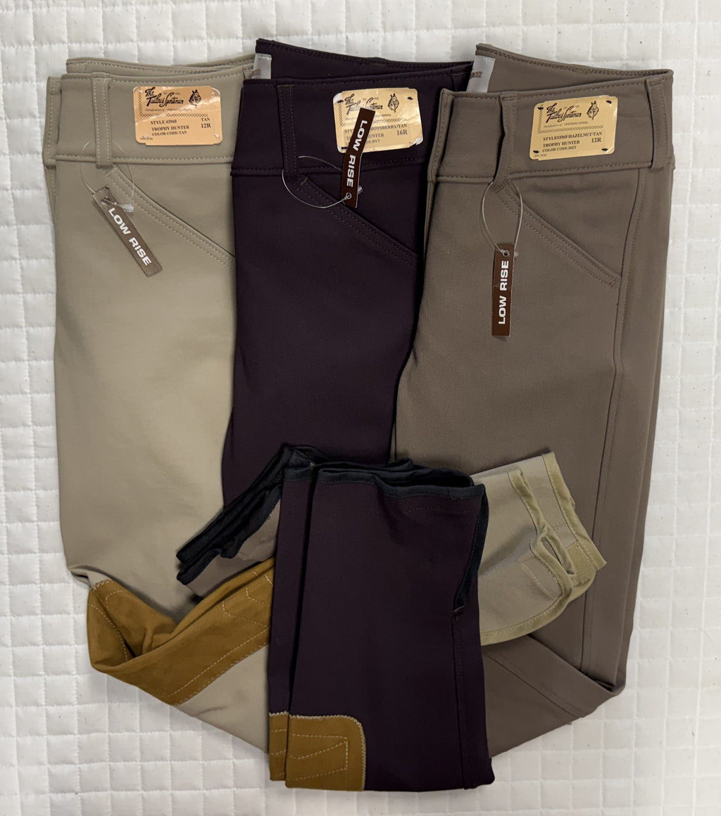 *SALE* Girls Tailored Sportsman Breeches Velcro Bottom