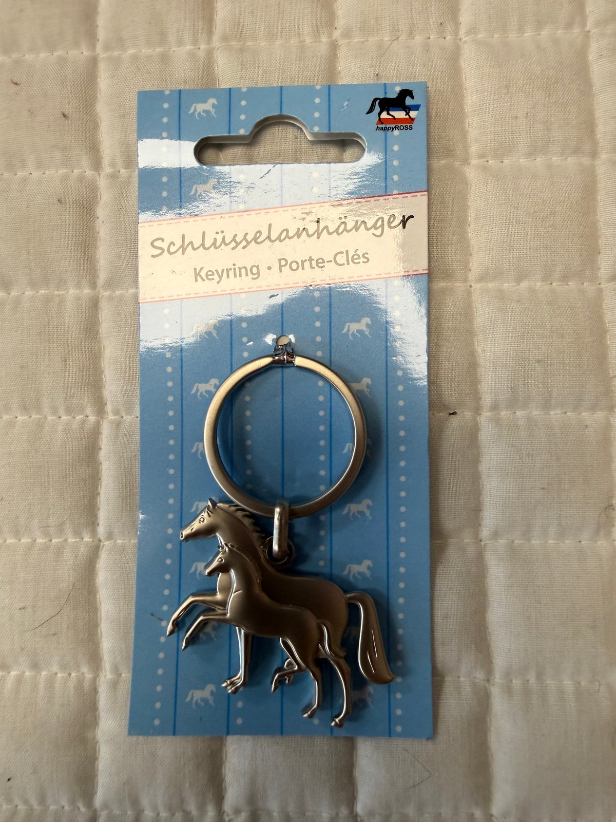 3D Mare and Foal Key Ring