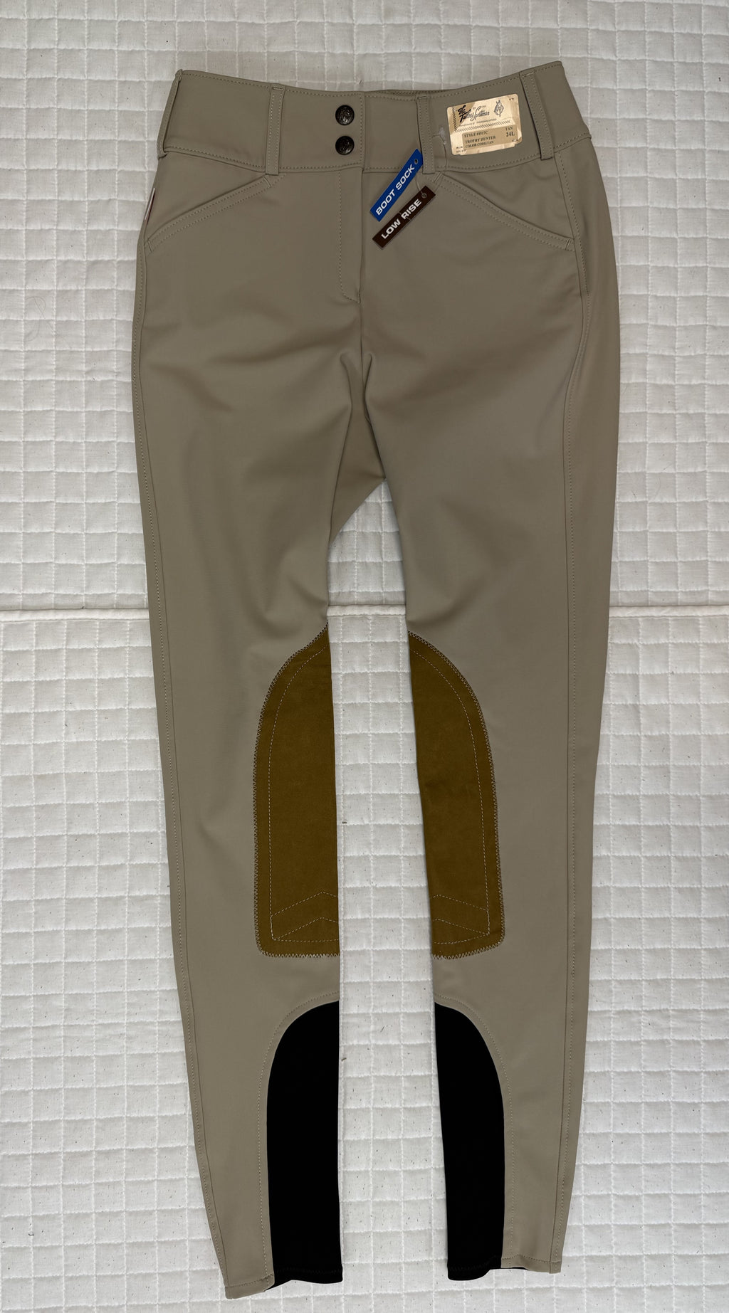 Ladies Tailored Sportsman Breeches Tech Light Low Rise Tan