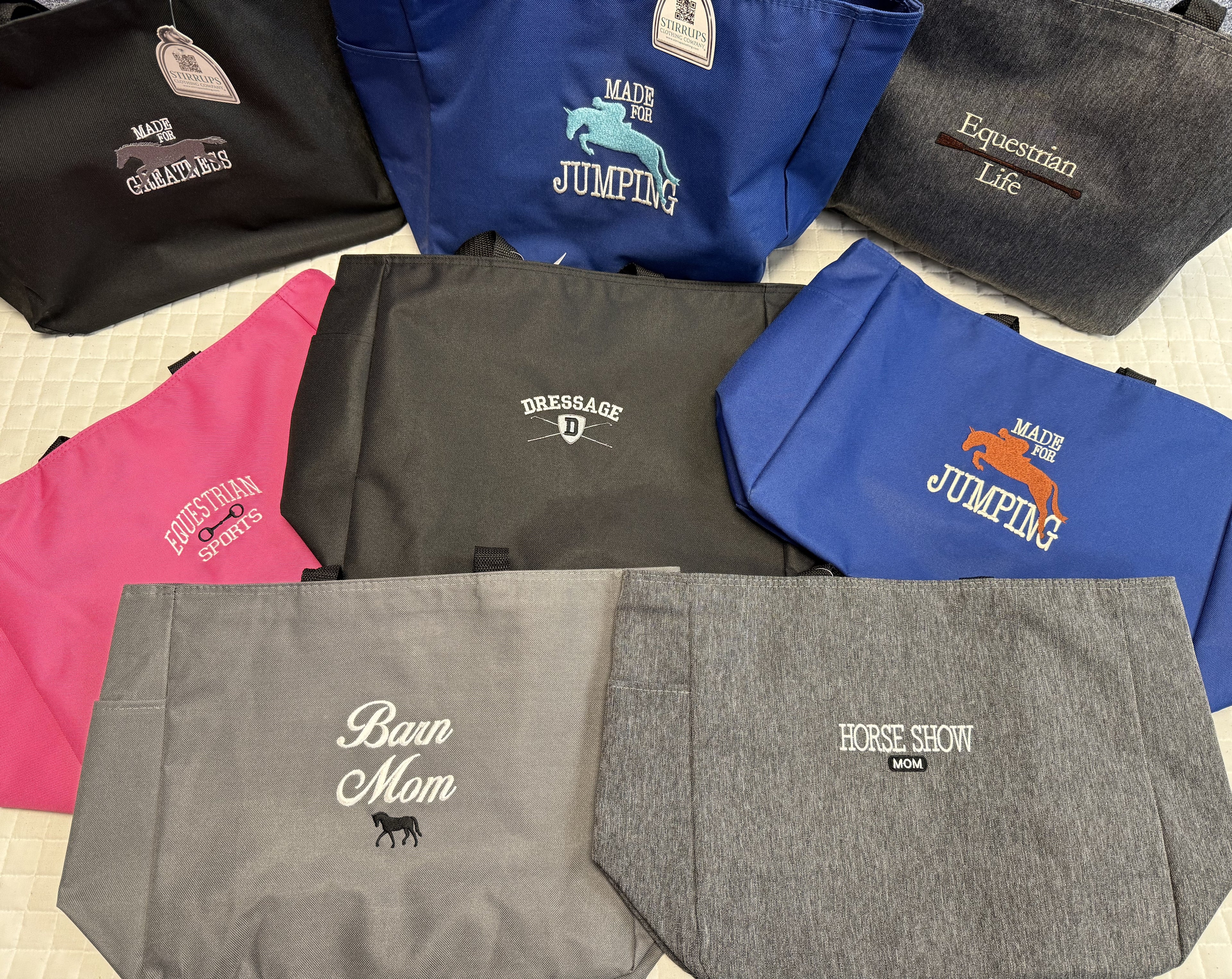Equestrian Tote Bags