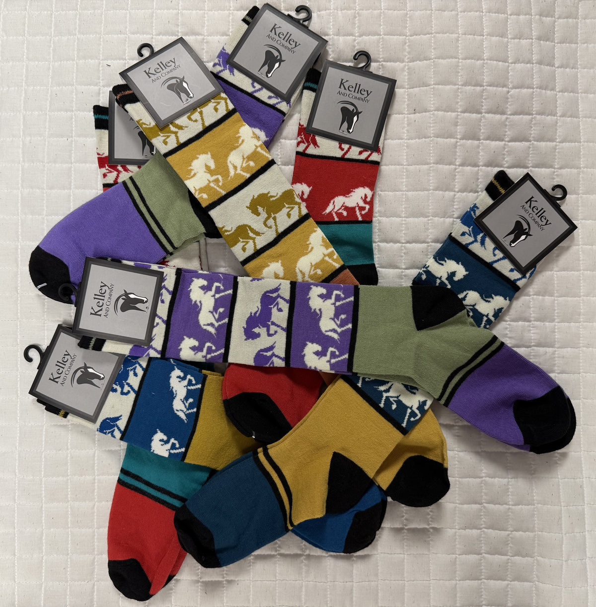 Ladies Bold Horse Socks