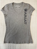 Ladies Ariat Vertical Logo V-Neck Tee Shirt