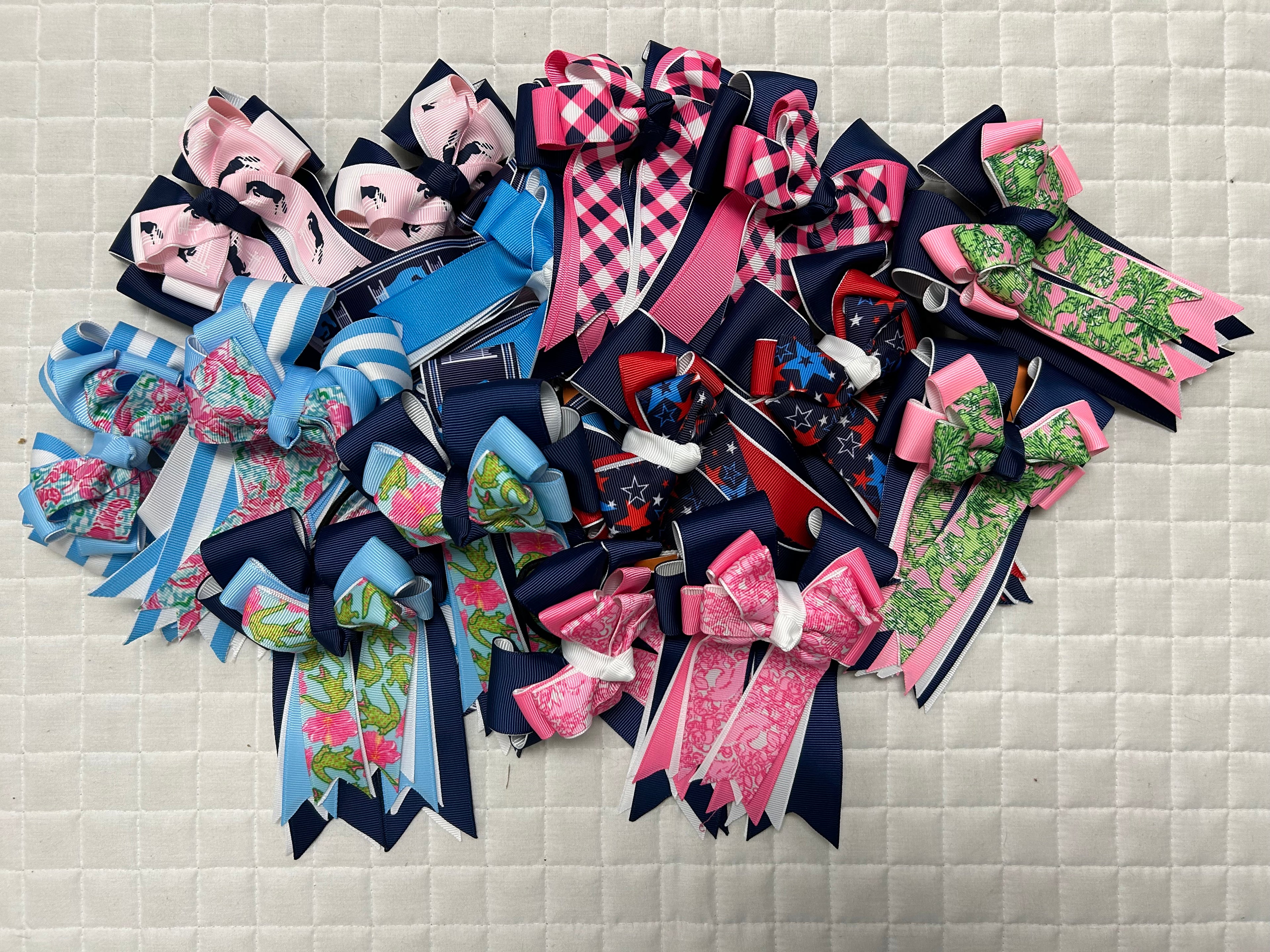 Hair Bows w Clips Group 1