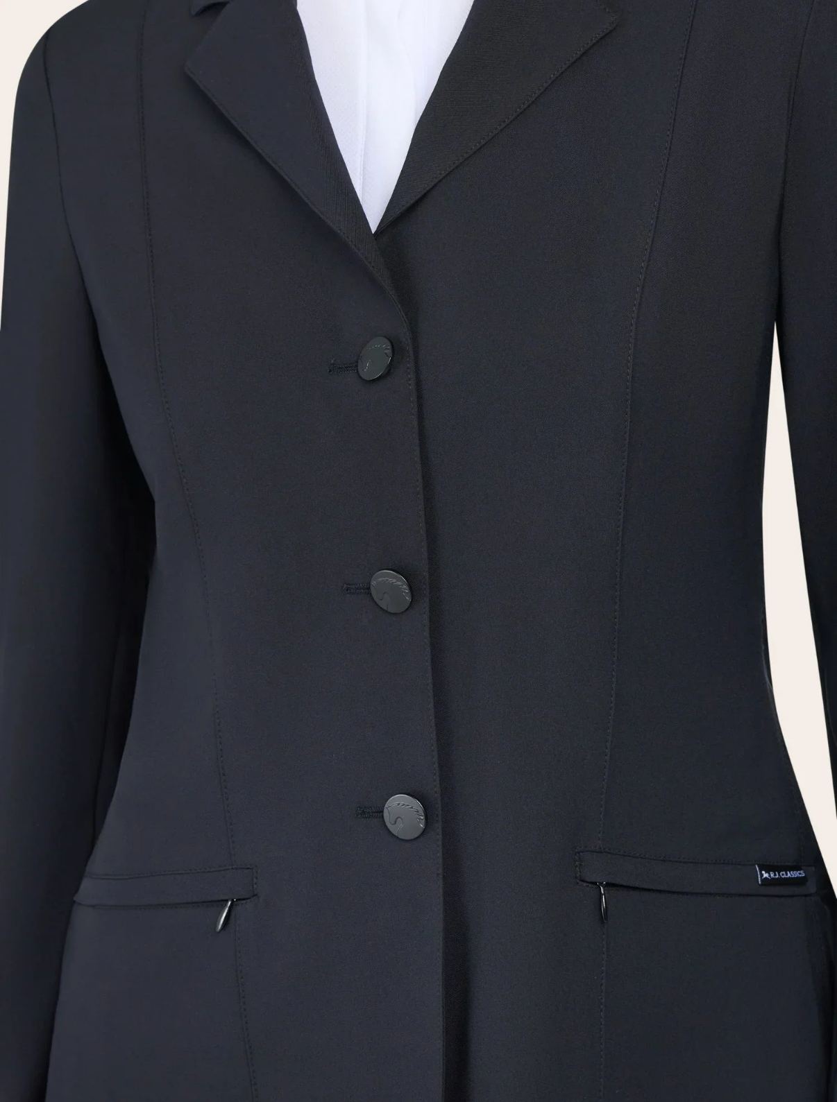 Ladies RJ Classics Sloane Show Coat Black