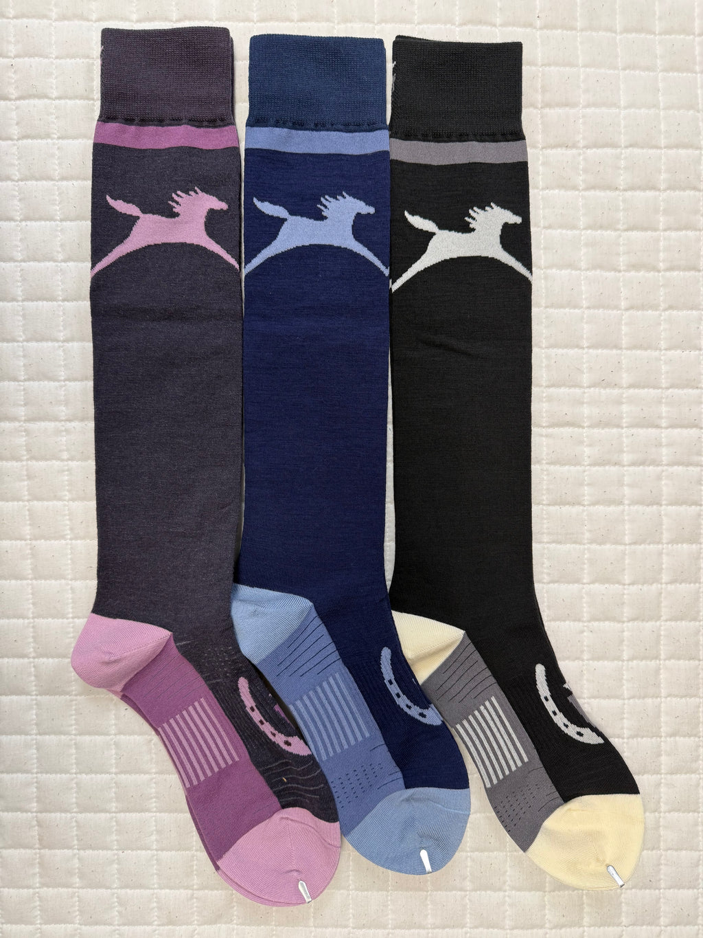 Ladies Kerrits Flying Horse Wool Knee-Hi Riding Socks