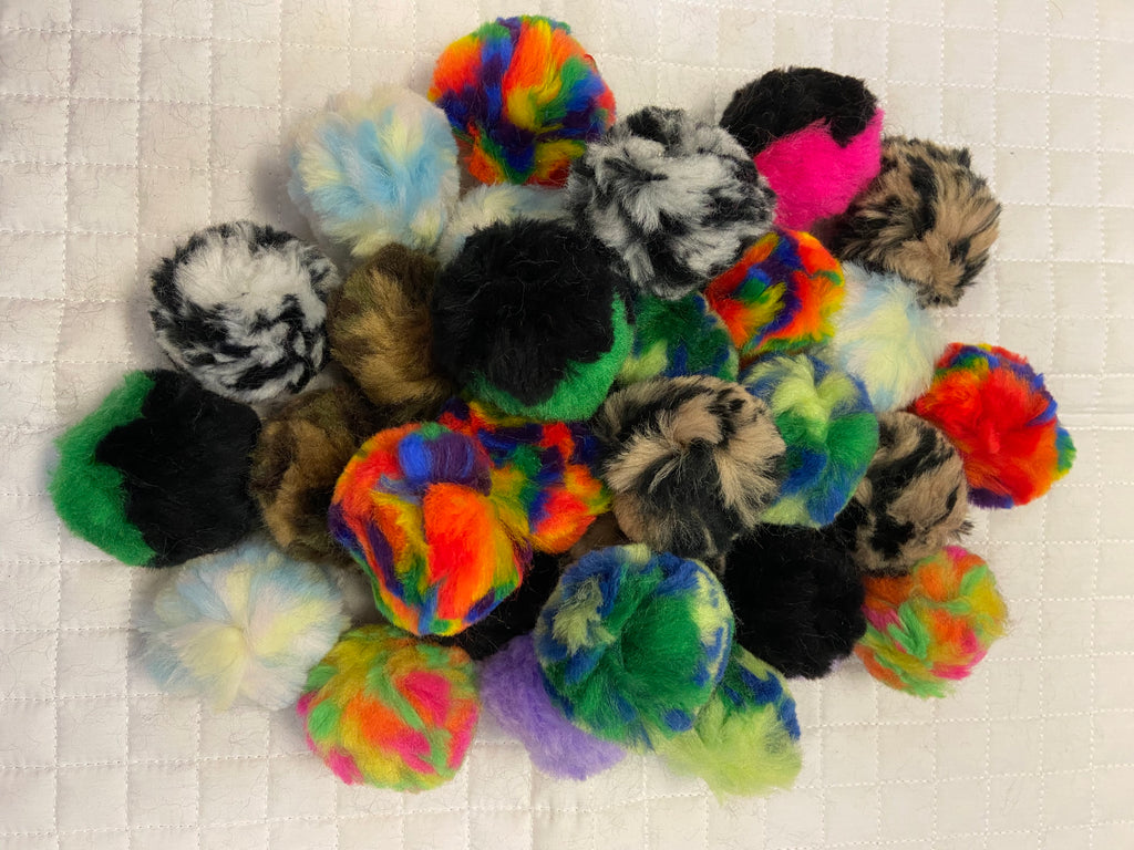 Furry Ear Plugs Multi Colors