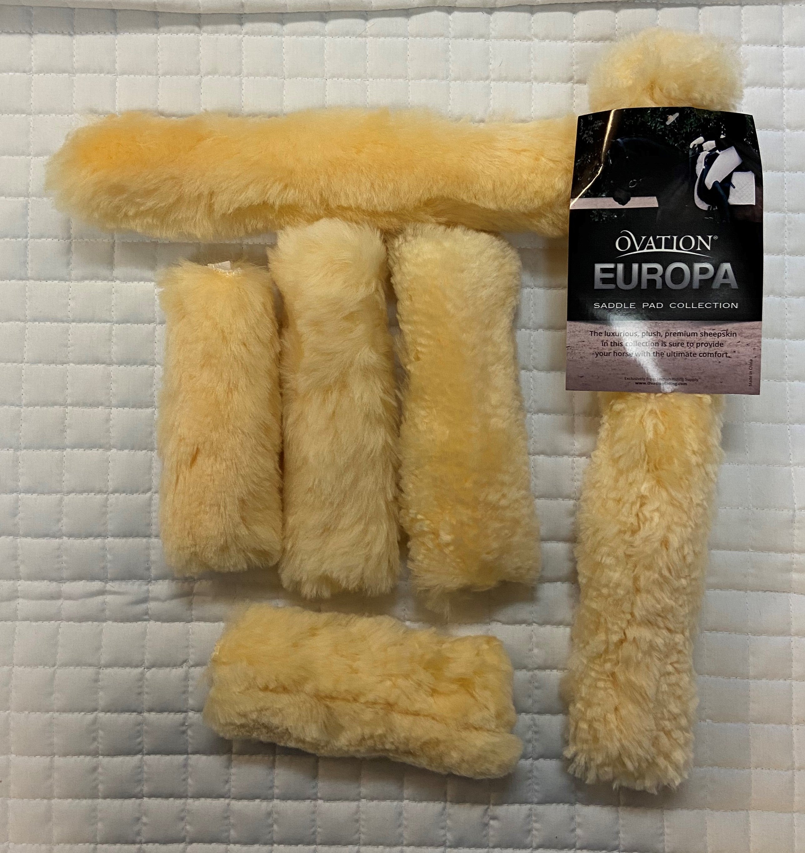 Europa Sheepskin Halter Fleece 6 and 9 Piece Sets