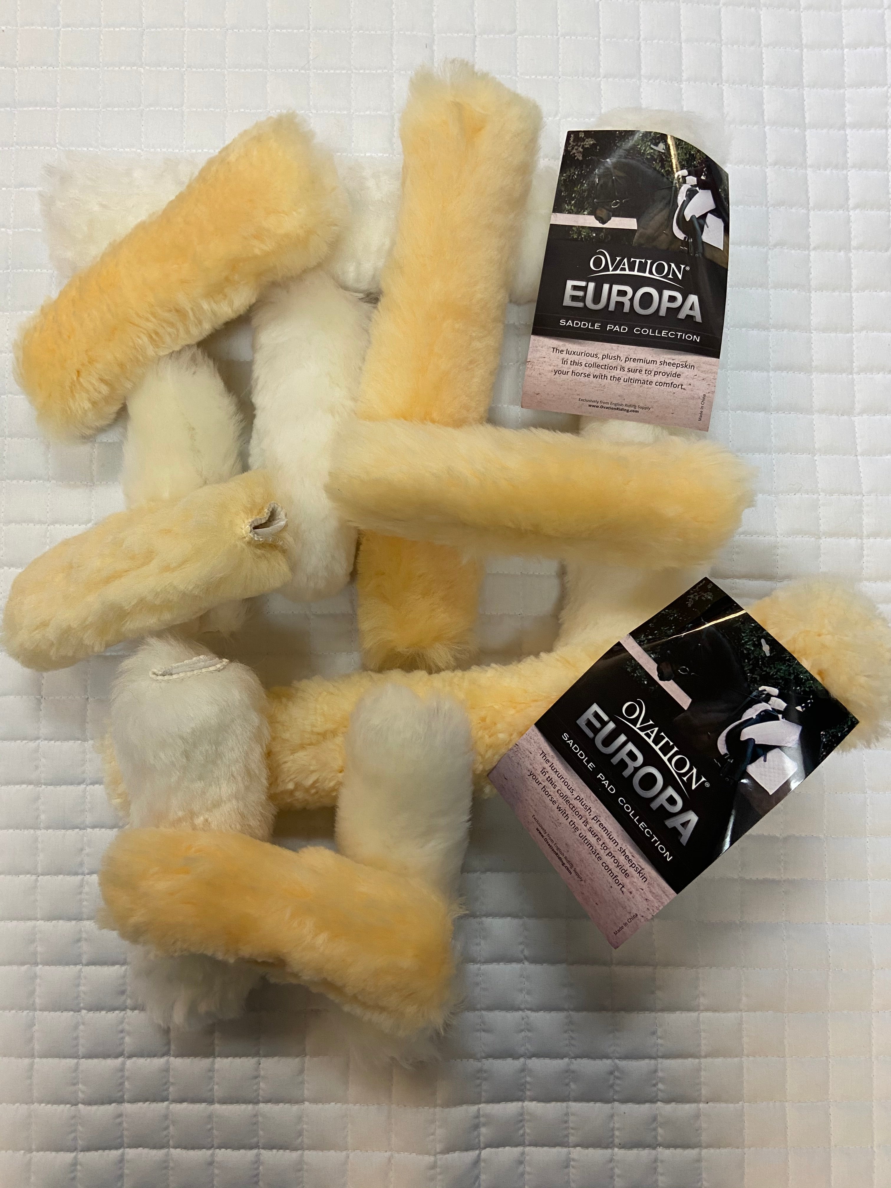 Europa Sheepskin Halter Fleece 6 and 9 Piece Sets