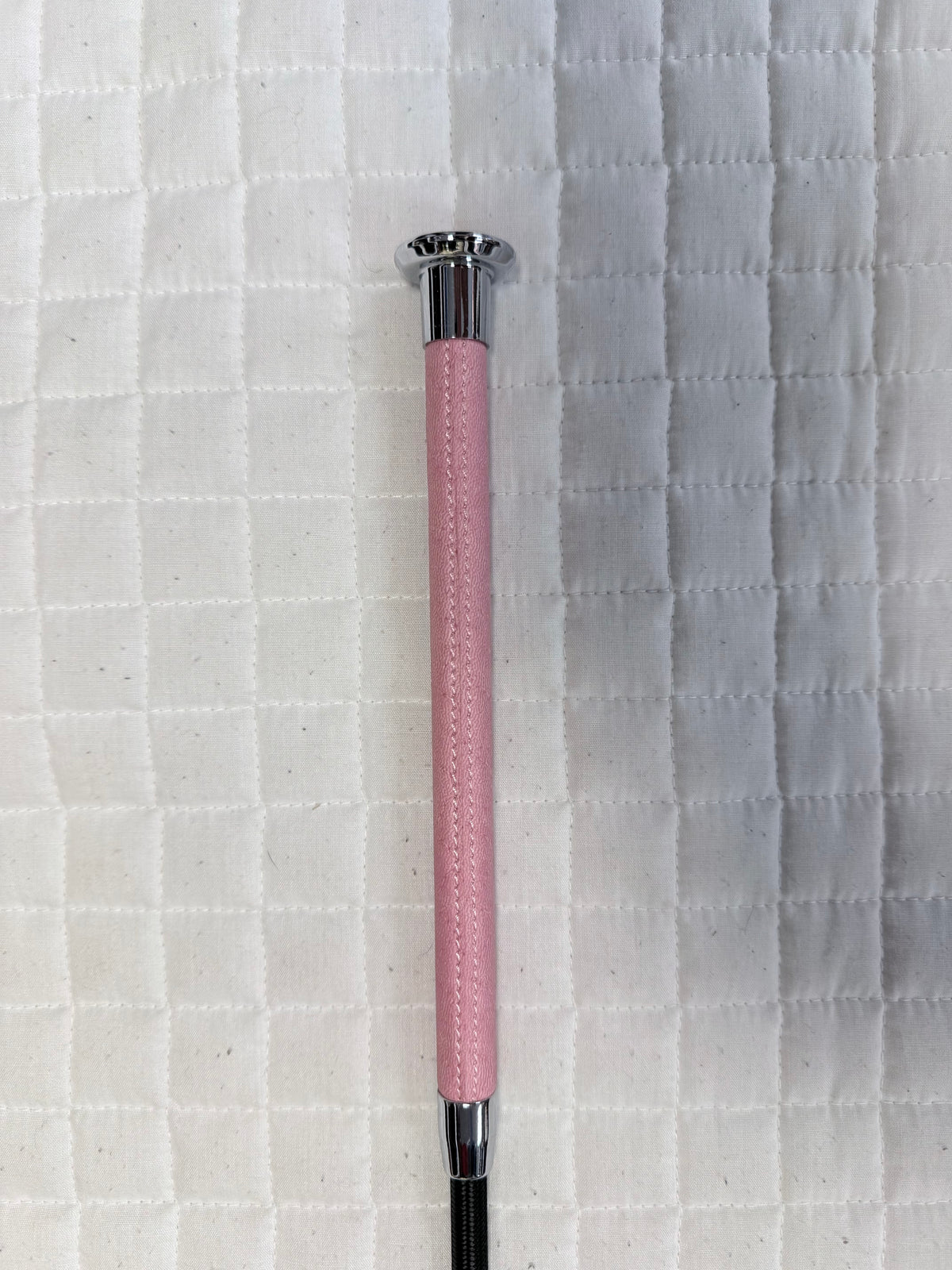 Dublin Fancy Stitch Leather Dressage Whip 43"