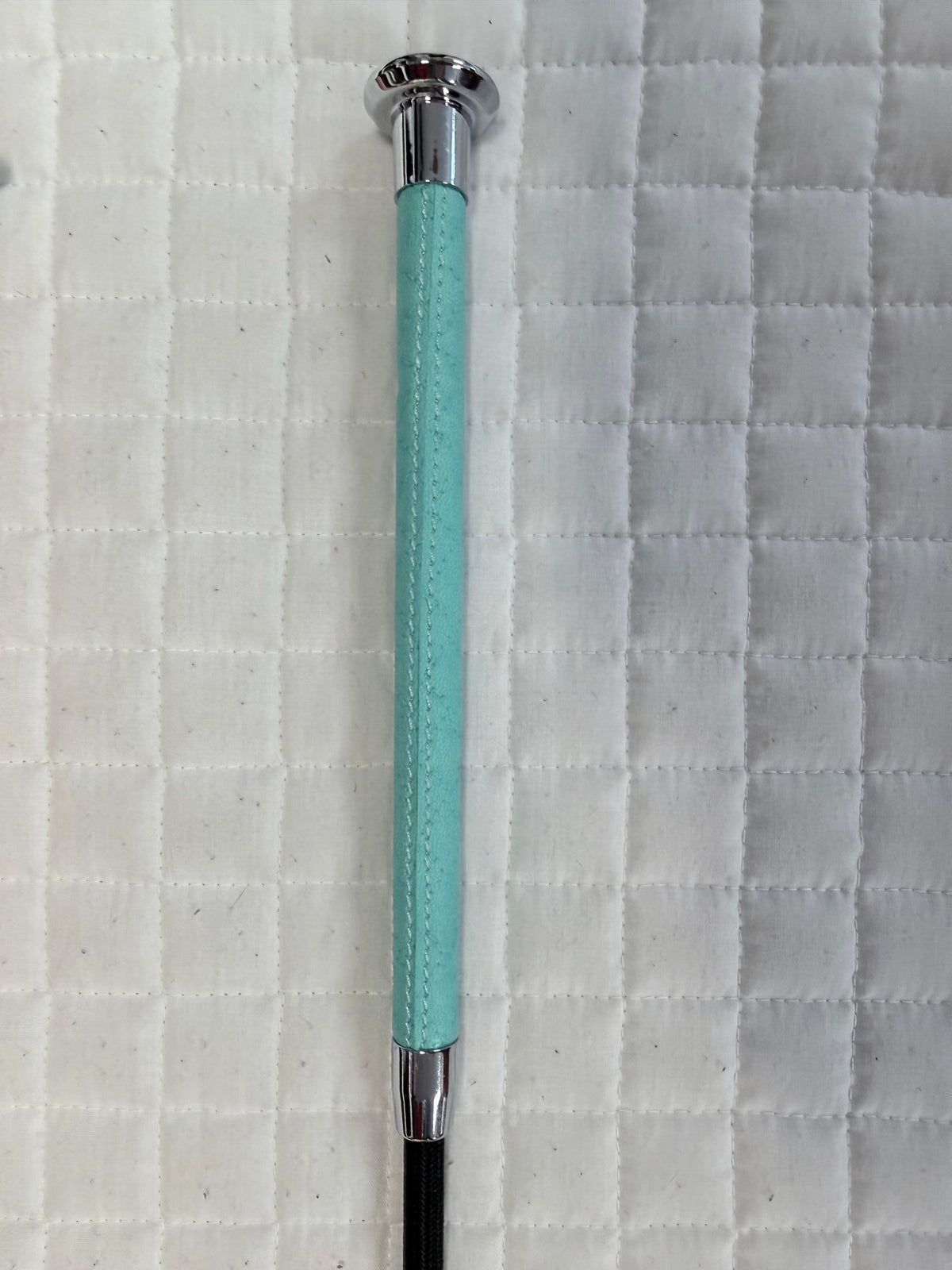 Dublin Fancy Stitch Leather Dressage Whip 43"
