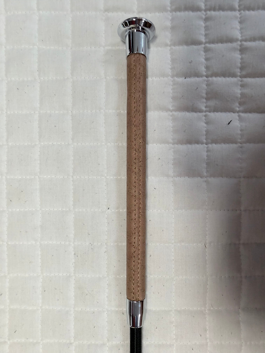 Dublin Fancy Stitch Leather Dressage Whip 43"