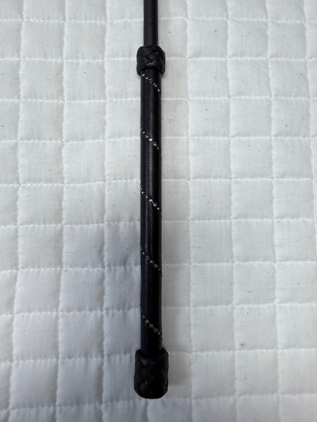 Dublin Carbon Crystal Dressage Whip 43"