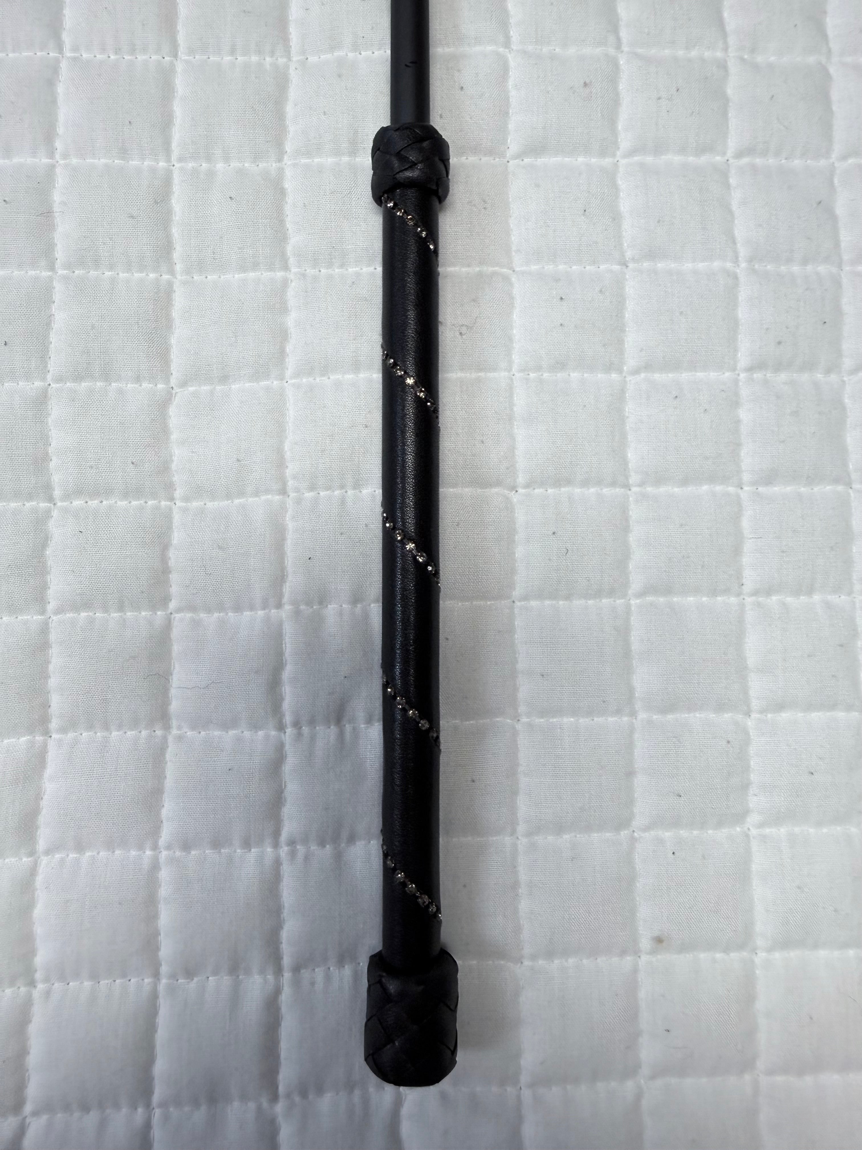 Dublin Carbon Crystal Dressage Whip 43"