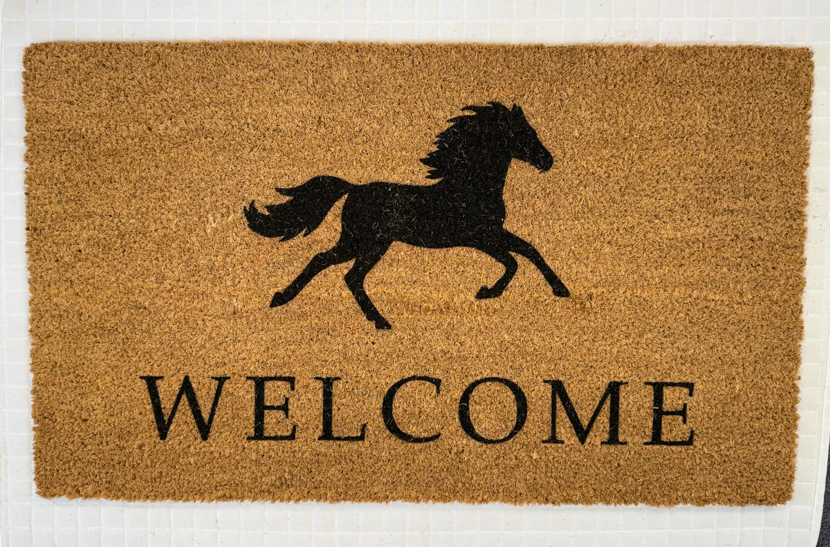 Galloping Horses Doormat