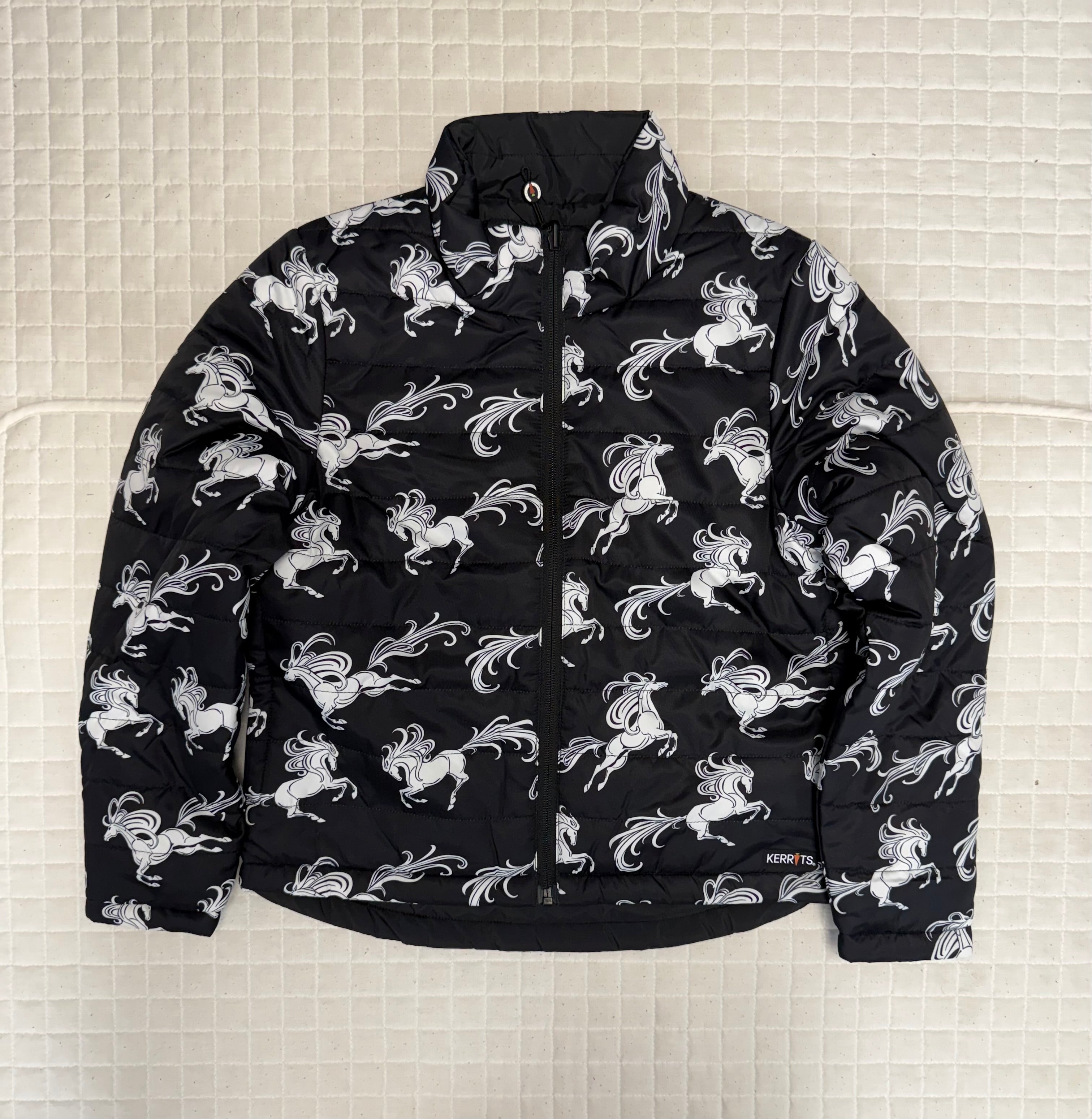 Kids Kerrits Pony Parade Reversible Quilted Riding Jacket