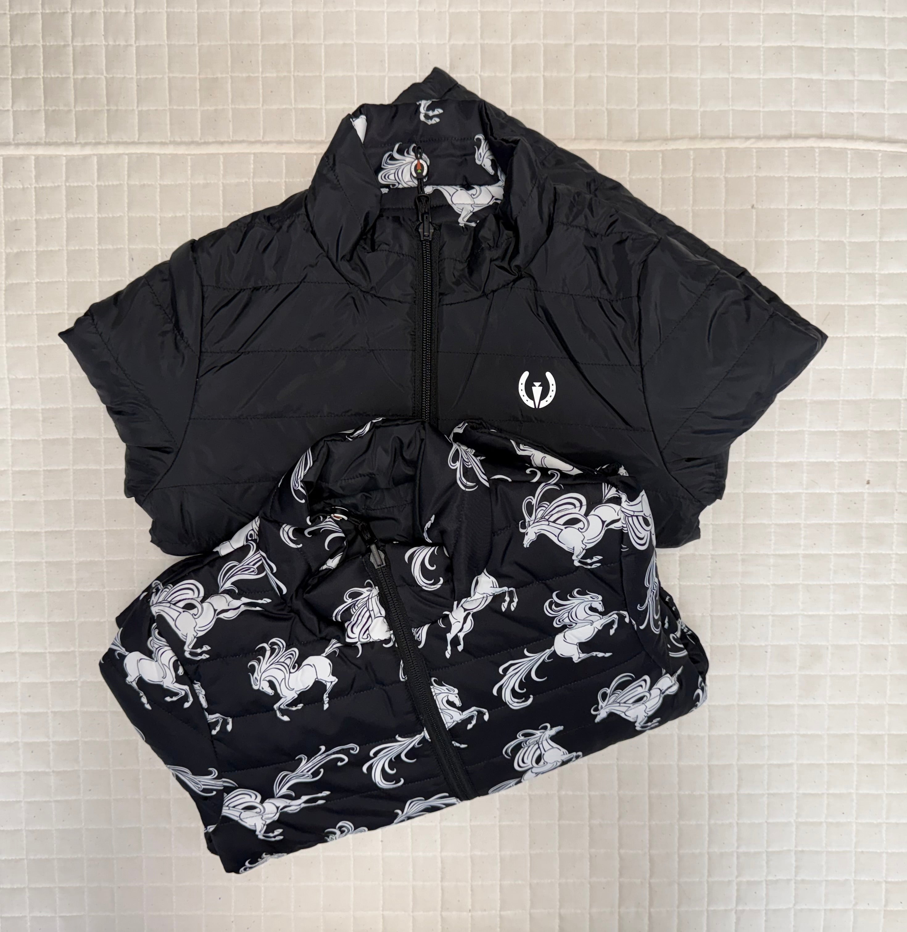 Kids Kerrits Pony Parade Reversible Quilted Riding Jacket