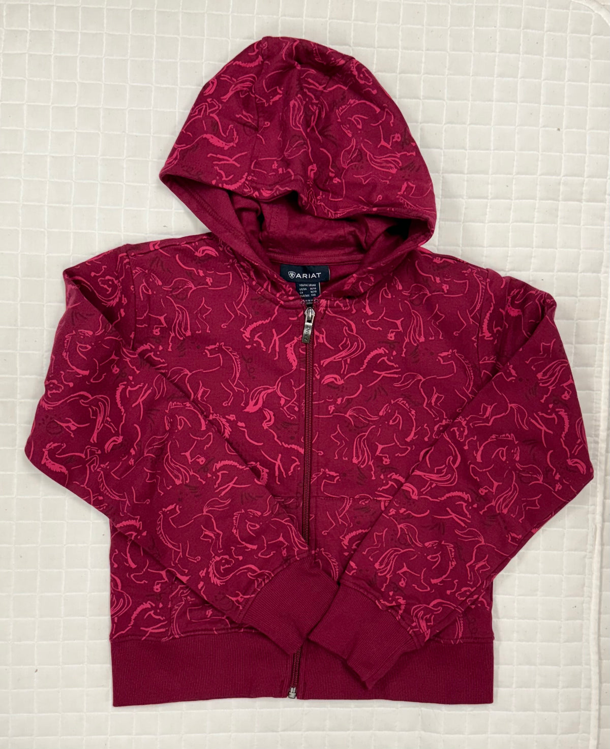 Kids Ariat Spiffy Full Zip Sweatshirt