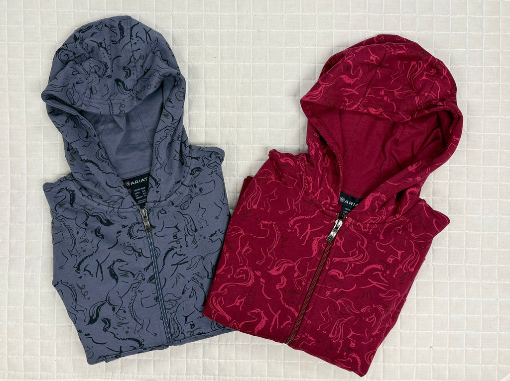 Kids Ariat Spiffy Full Zip Sweatshirt